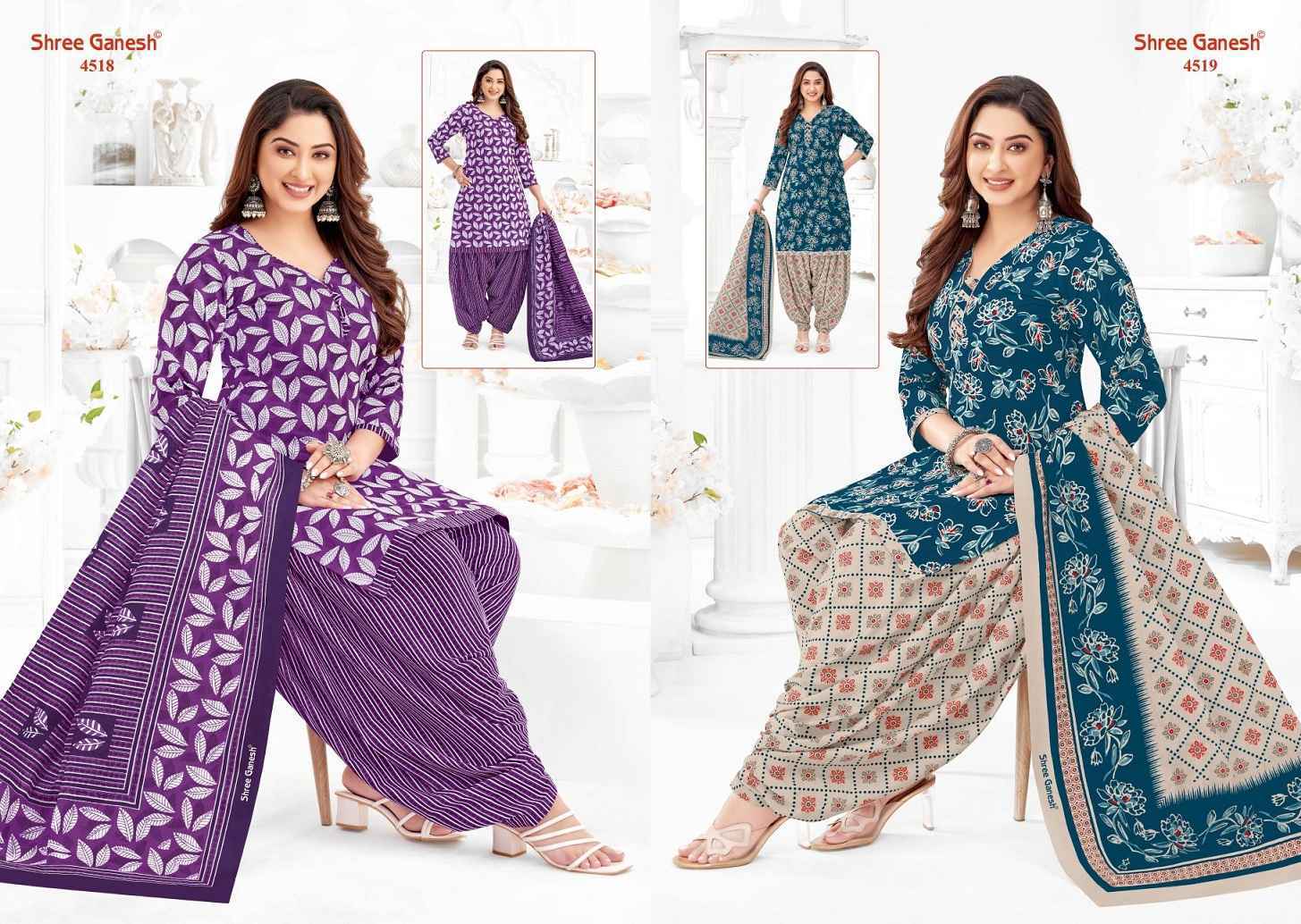 Shree Ganesh Hansika Vol 25 Cotton Salwar Kameez Wholesale Price ( 36 Pcs Catalog )