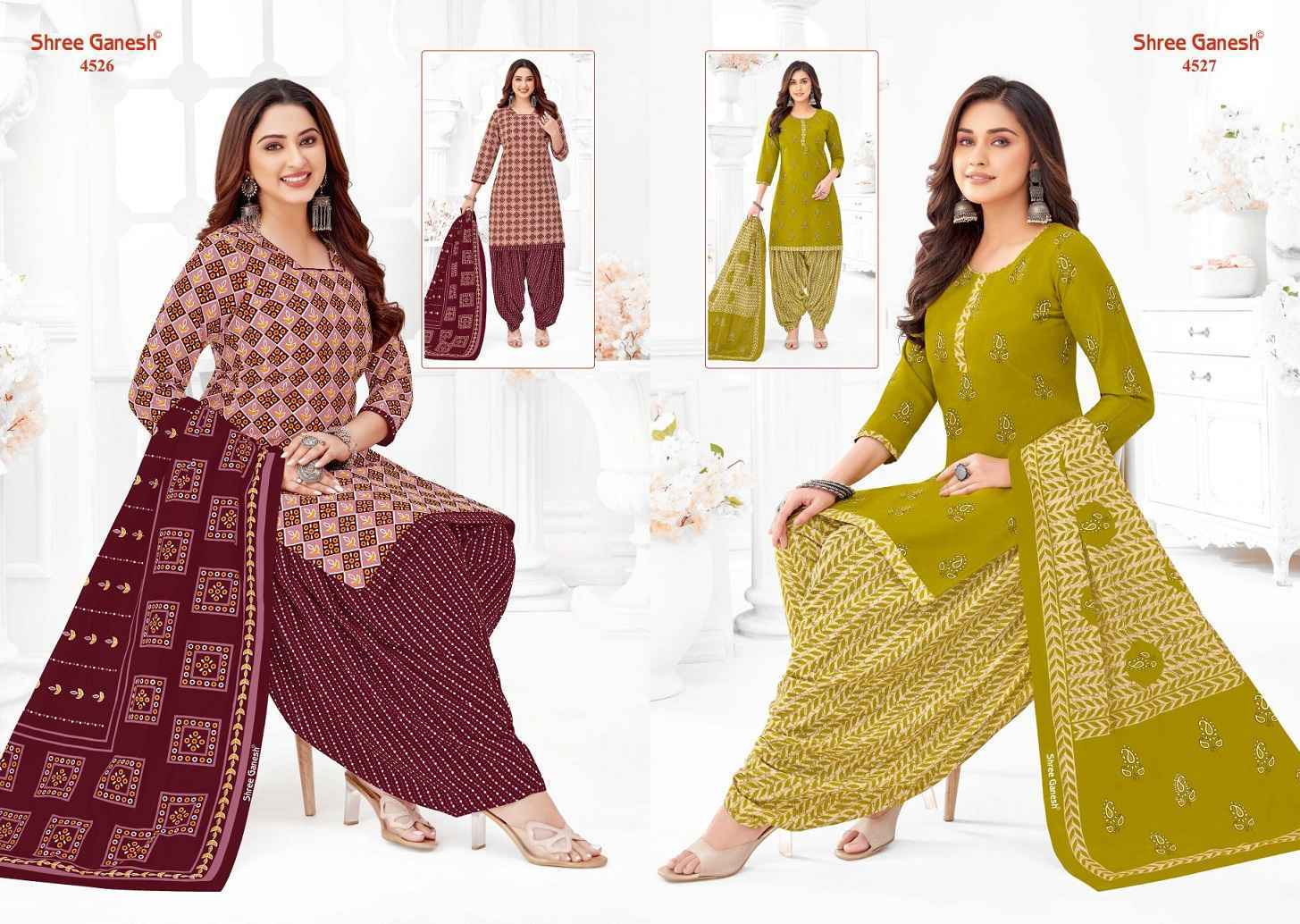 Shree Ganesh Hansika Vol 25 Cotton Salwar Kameez Wholesale Price ( 36 Pcs Catalog )