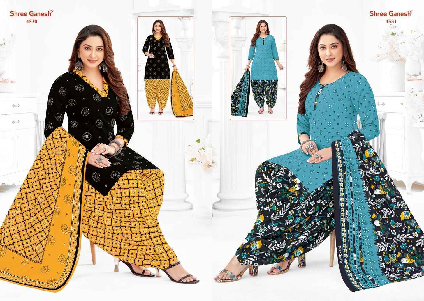 Shree Ganesh Hansika Vol 25 Cotton Salwar Kameez Wholesale Price ( 36 Pcs Catalog )