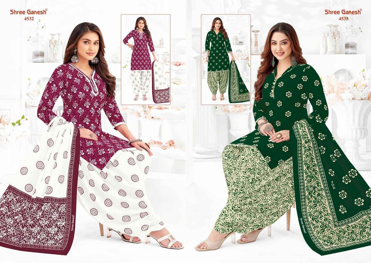 Shree Ganesh Hansika Vol 25 Cotton Salwar Kameez Wholesale Price ( 36 Pcs Catalog )