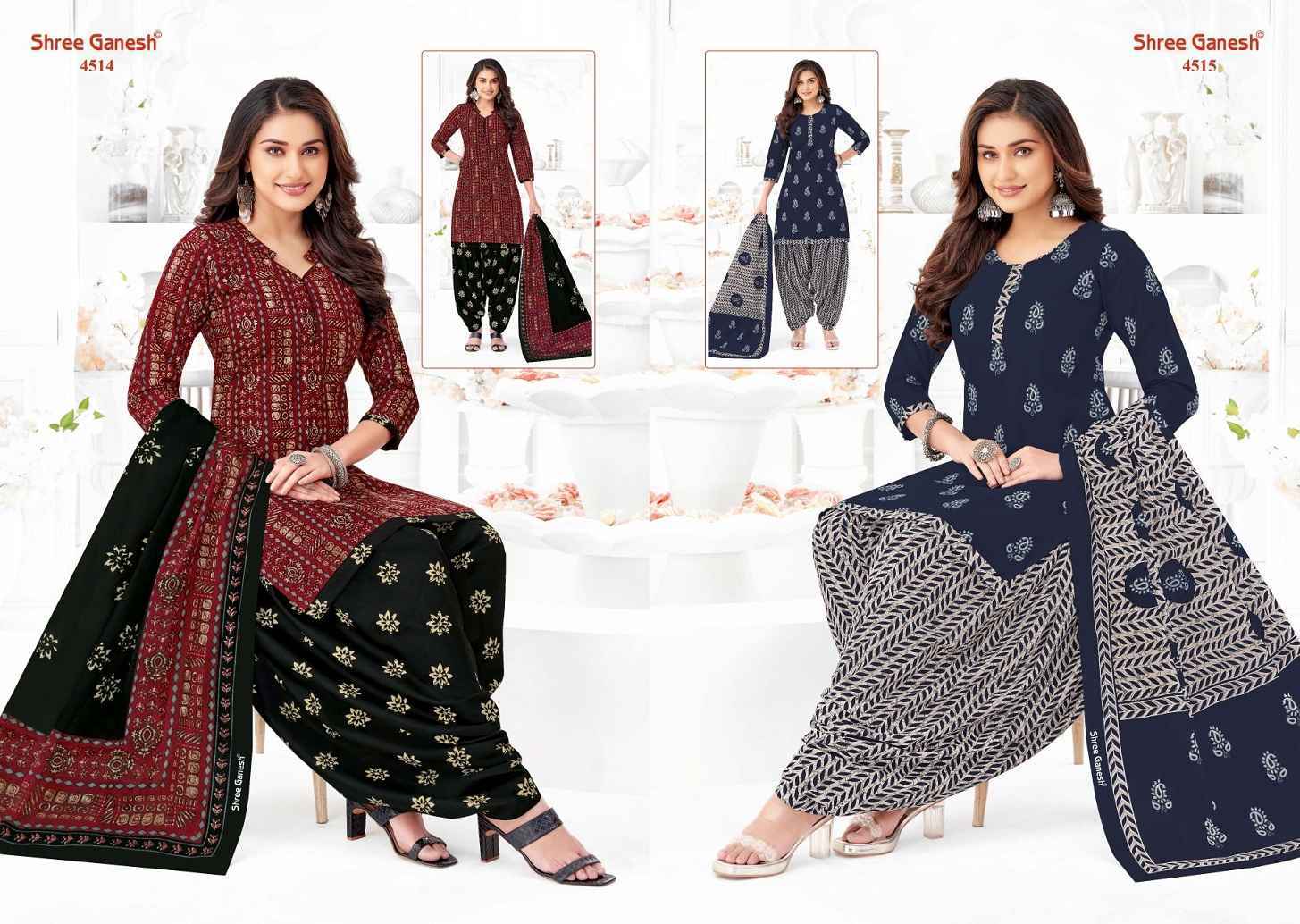 Shree Ganesh Hansika Vol 25 Cotton Salwar Kameez Wholesale Price ( 36 Pcs Catalog )