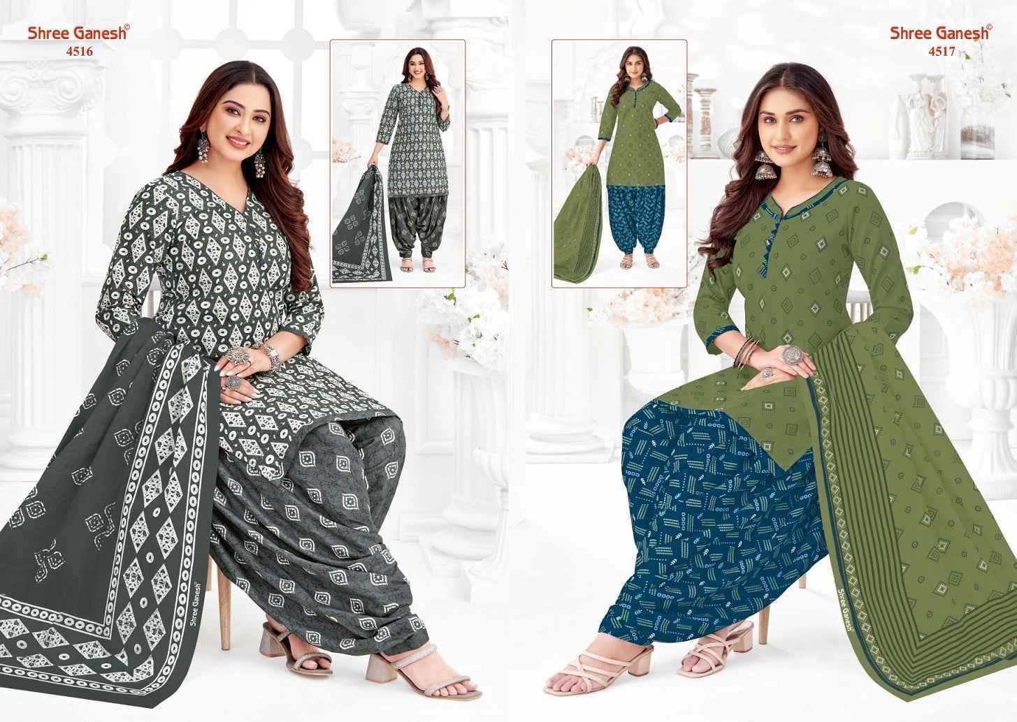 Shree Ganesh Hansika Vol 25 Cotton Salwar Kameez Wholesale Price ( 36 Pcs Catalog )