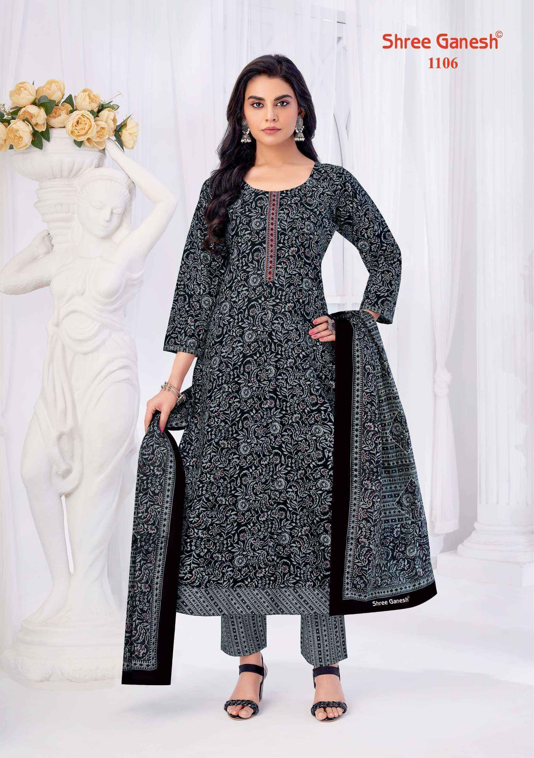 Shree Ganesh Zeenat Vol 1 Wholesale Cotton Readymade Suits ( 9 pcs Catalogue )