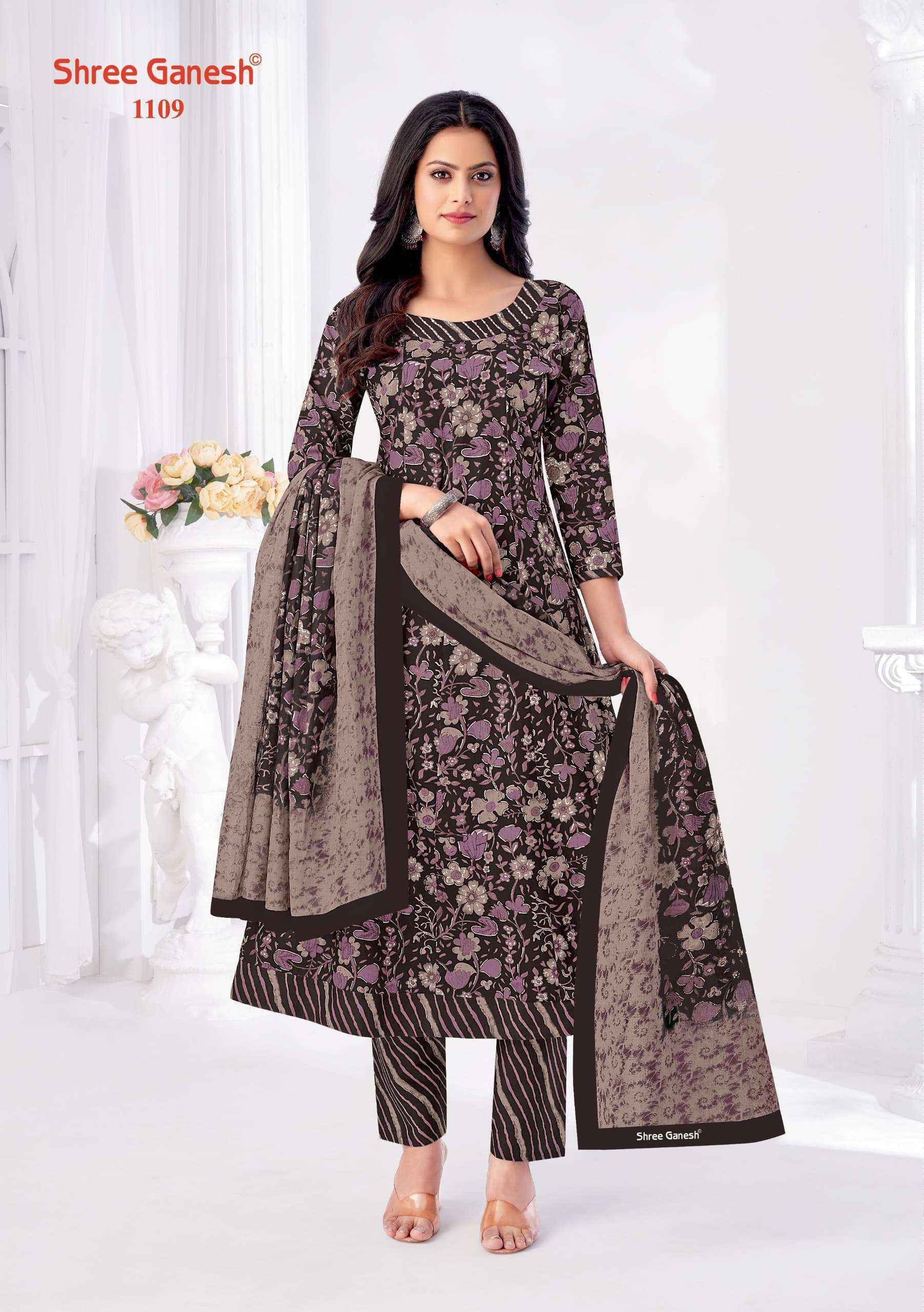 Shree Ganesh Zeenat Vol 1 Wholesale Cotton Readymade Suits ( 9 pcs Catalogue )