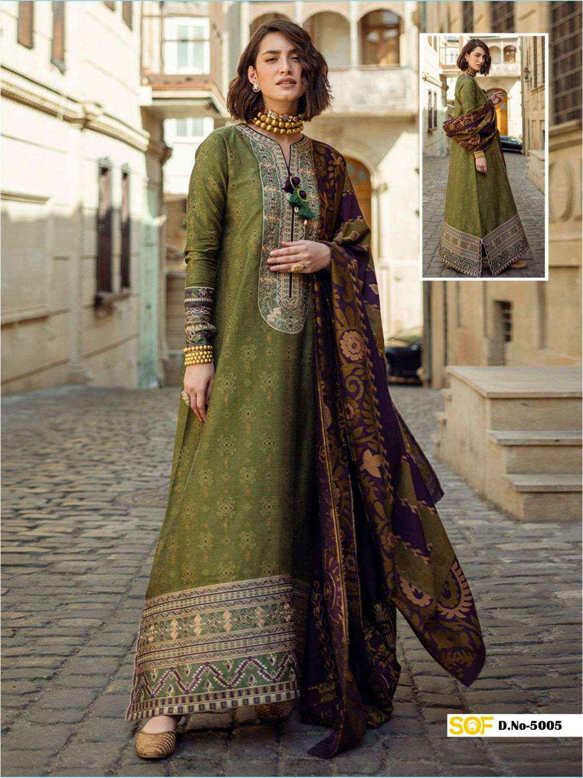 Shree Om Fab Saira Rizwan Vol 5 Lawn Pakistani Suits ( 6 Pcs Catalog )