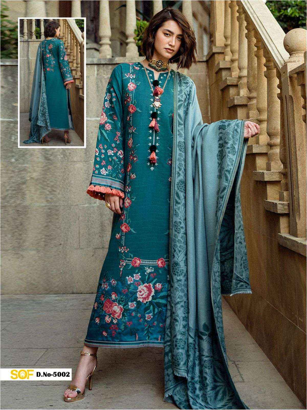 Shree Om Fab Saira Rizwan Vol 5 Lawn Pakistani Suits ( 6 Pcs Catalog )