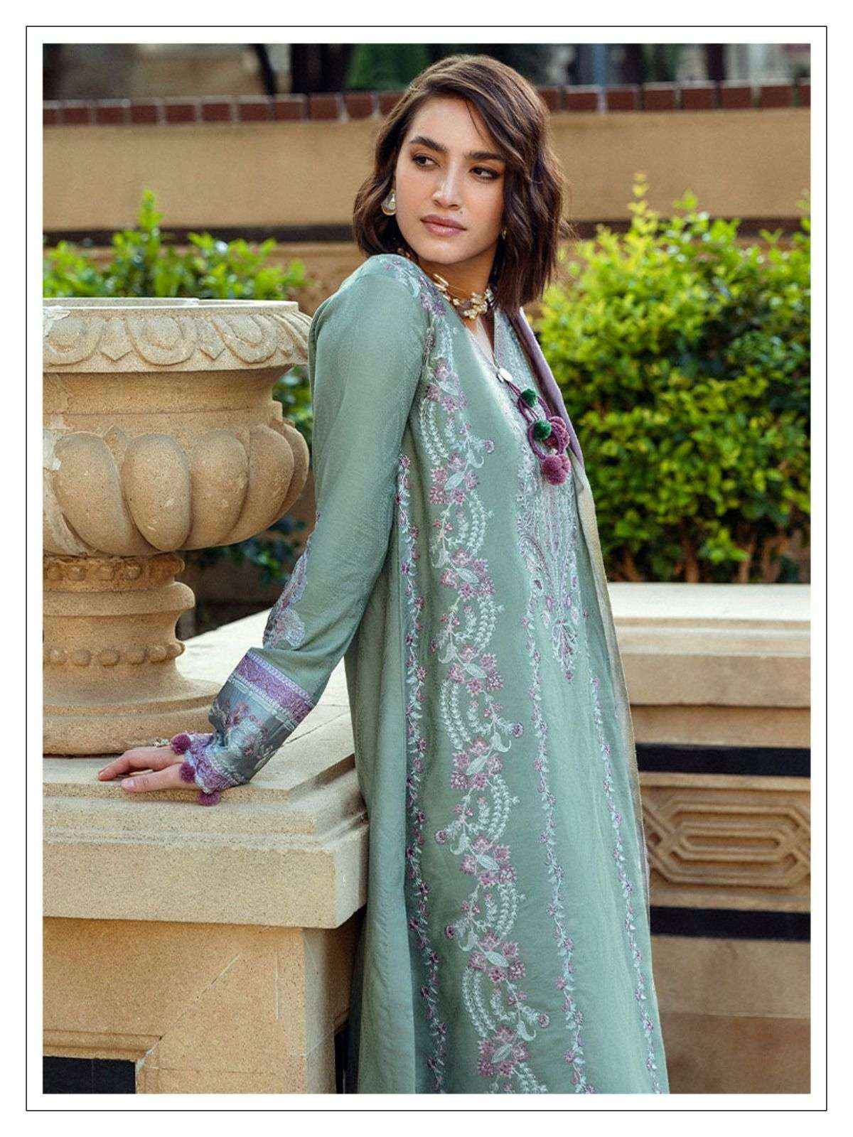 Shree Om Fab Saira Rizwan Vol 5 Lawn Pakistani Suits ( 6 Pcs Catalog )