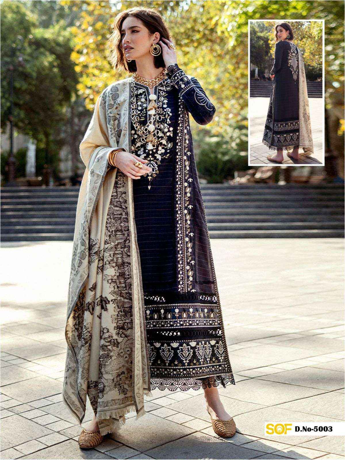 Shree Om Fab Saira Rizwan Vol 5 Lawn Pakistani Suits ( 6 Pcs Catalog )