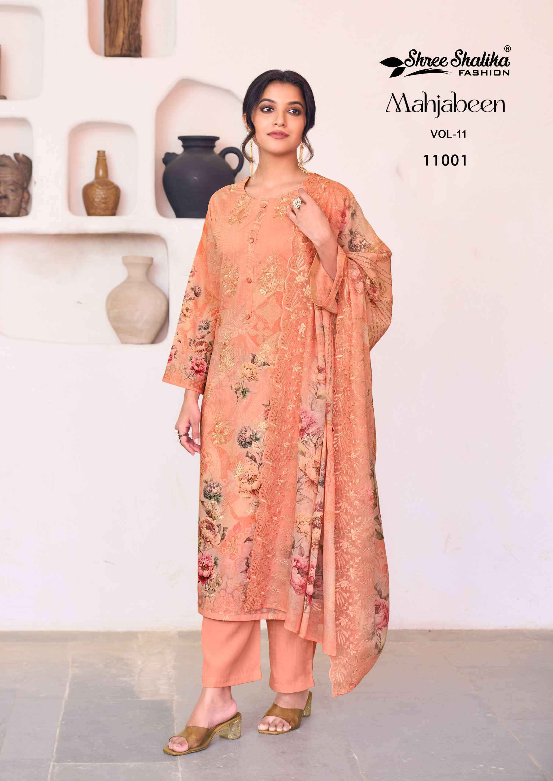 Shree Shalika Mahjabeen Vol 11 Exclusive Cotton Salwar Suit Wholesale Price ( 8 Pcs Catalog )