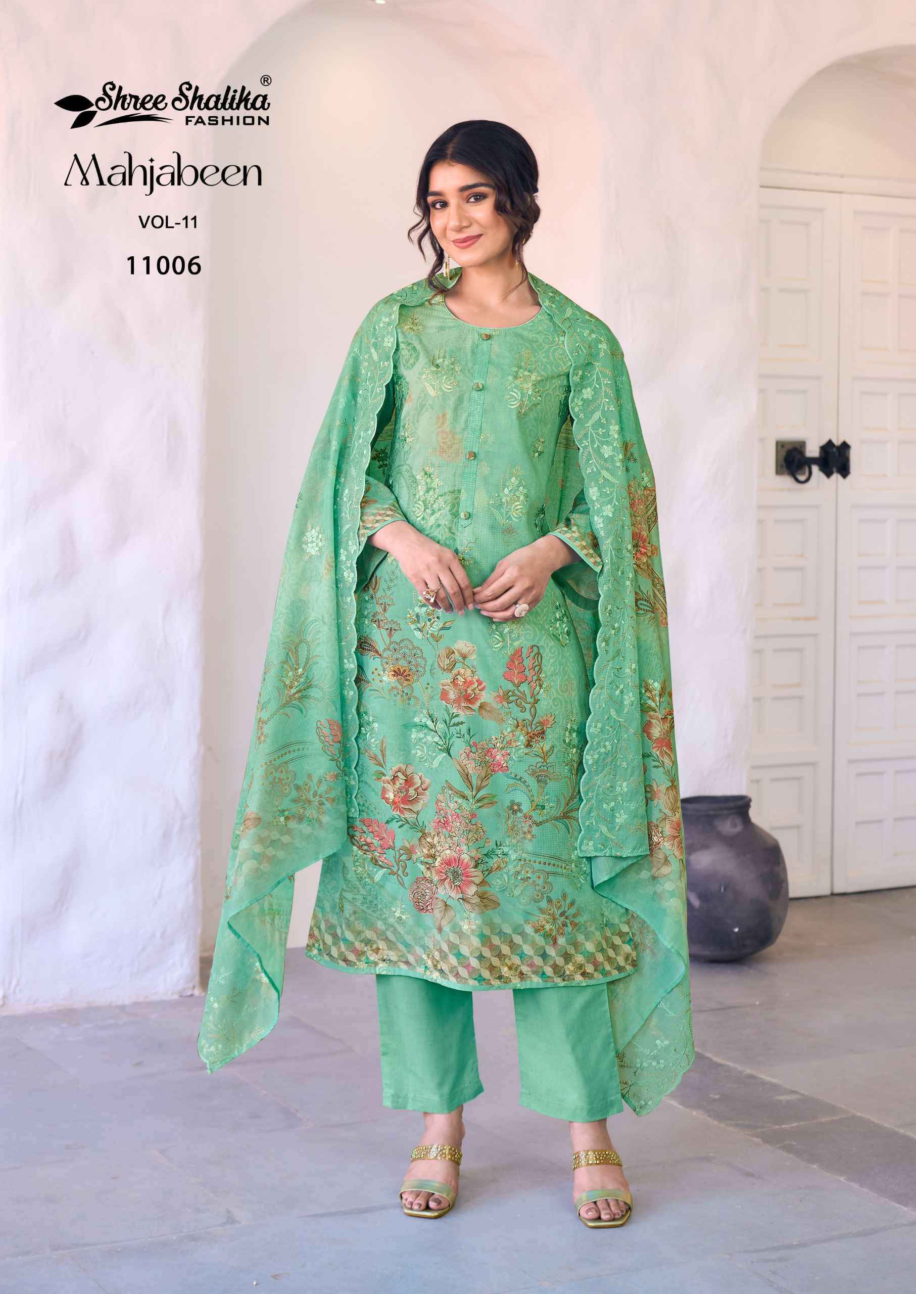 Shree Shalika Mahjabeen Vol 11 Exclusive Cotton Salwar Suit Wholesale Price ( 8 Pcs Catalog )