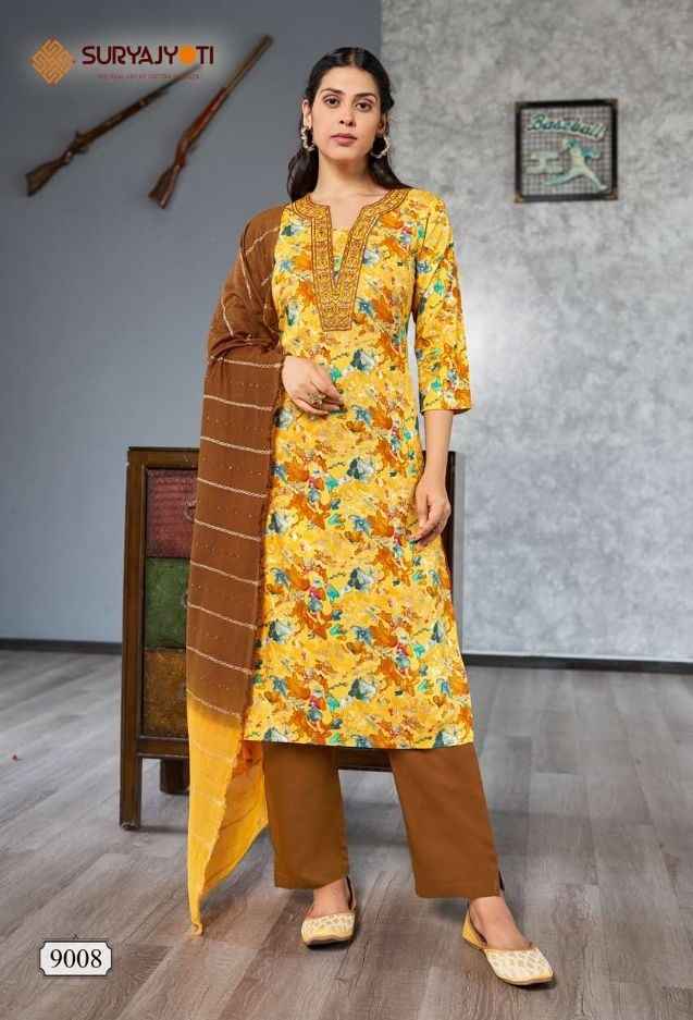 Suryajyoti Pratikasha Vol 9 Readymade Rayon Wholesale Price ( 8 Pcs Catalog )