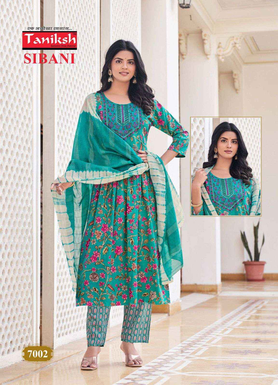 Taniksh Sibani Vol 7 Rayon Kurti Pant Dupatta Set Wholesale Price ( 8 Pcs Catalog )