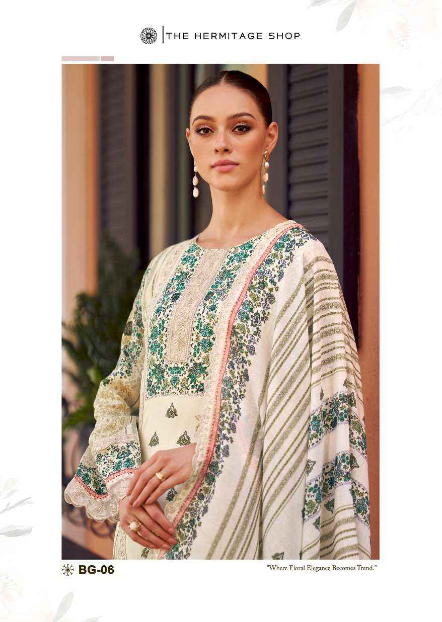 The Hermitage Shop Bagh Vol 2 Wholesale Pure Jam Satin Salwar Kameez ( 6 Pcs Catalog )