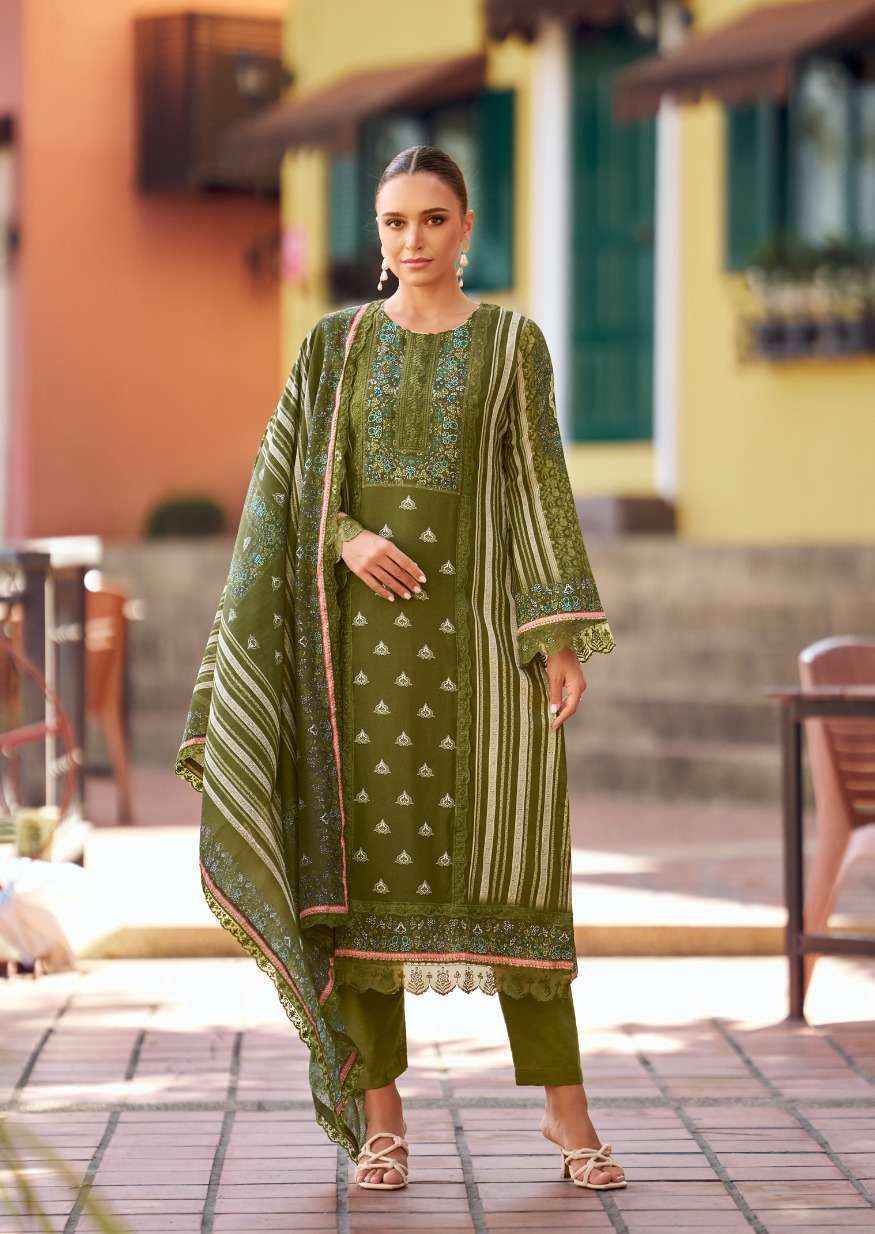 The Hermitage Shop Bagh Vol 2 Wholesale Pure Jam Satin Salwar Kameez ( 6 Pcs Catalog )