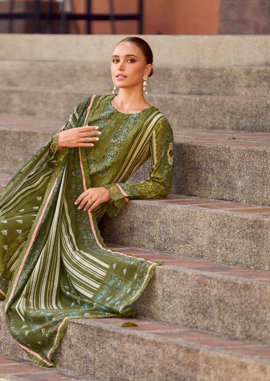 The Hermitage Shop Bagh Vol 2 Wholesale Pure Jam Satin Salwar Kameez ( 6 Pcs Catalog )