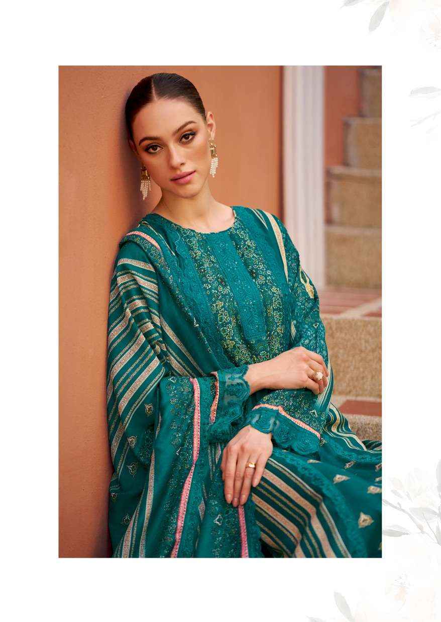 The Hermitage Shop Bagh Vol 2 Wholesale Pure Jam Satin Salwar Kameez ( 6 Pcs Catalog )