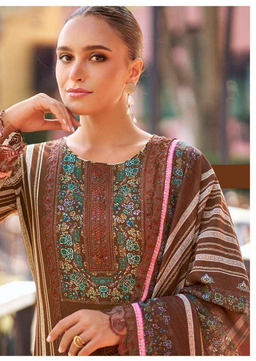 The Hermitage Shop Bagh Vol 2 Wholesale Pure Jam Satin Salwar Kameez ( 6 Pcs Catalog )