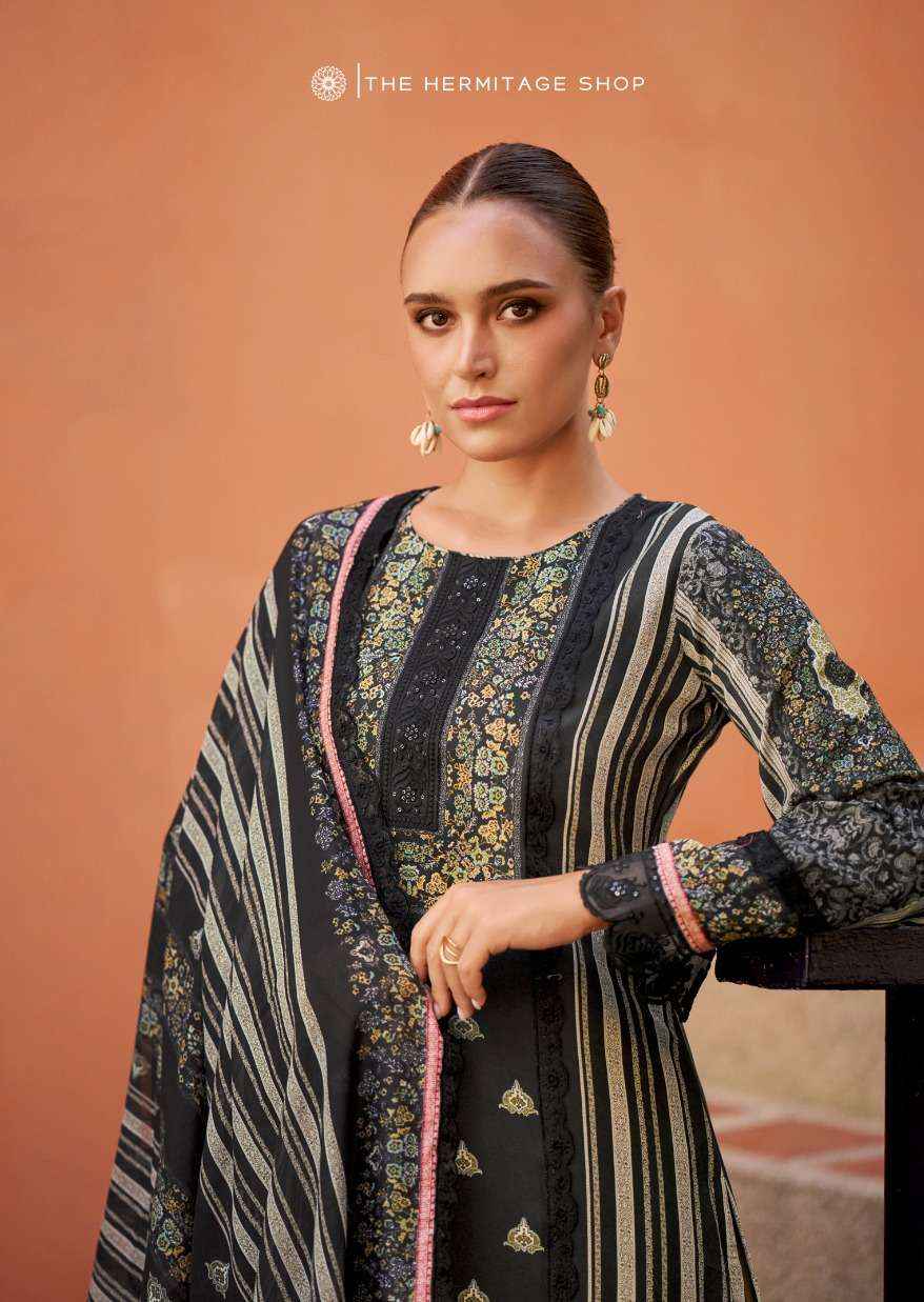 The Hermitage Shop Bagh Vol 2 Wholesale Pure Jam Satin Salwar Kameez ( 6 Pcs Catalog )