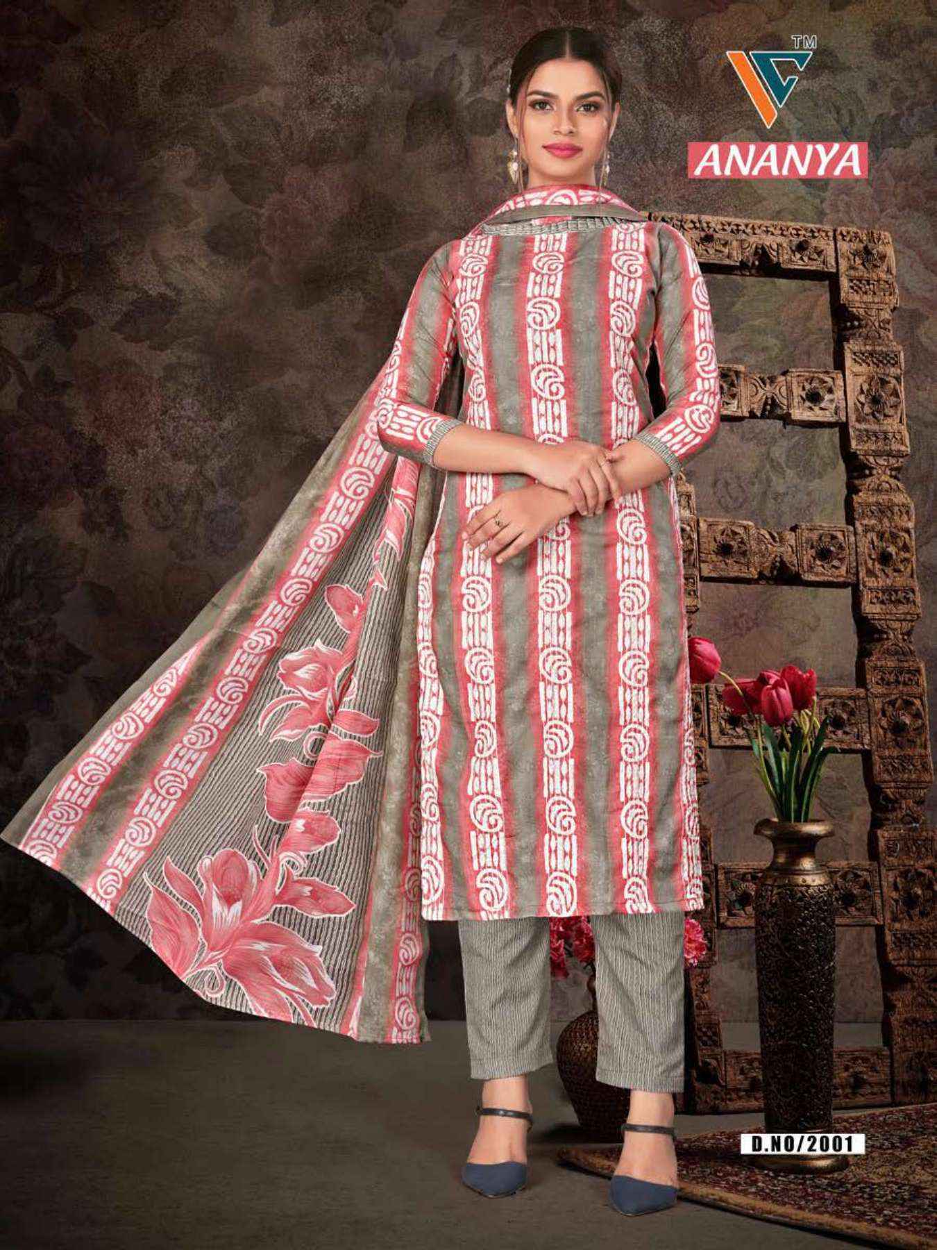 Vandana Creation Ananya Vol 2 Cotton Salwar Kameez Wholesale Price ( 12 Pcs Catalog )