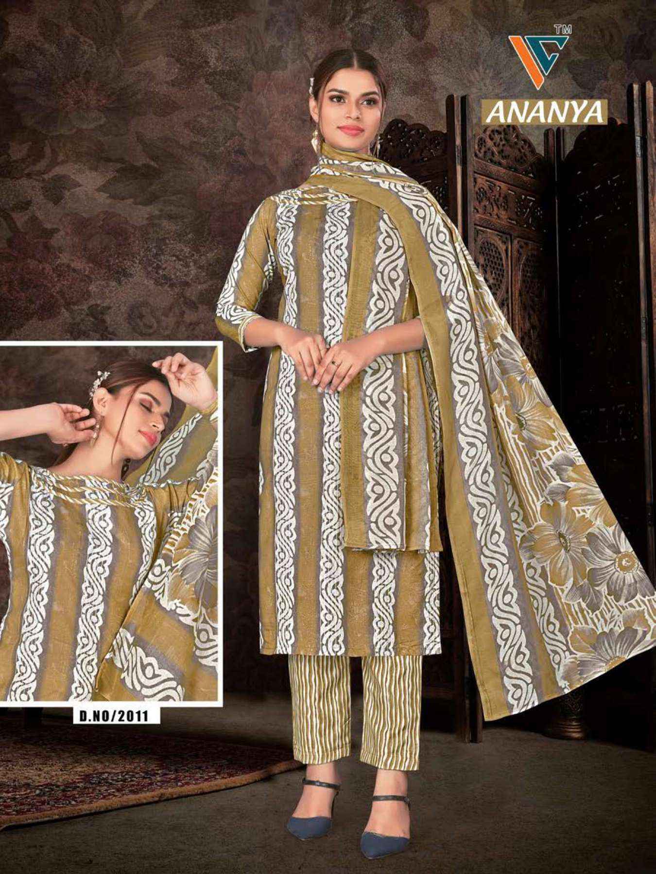 Vandana Creation Ananya Vol 2 Cotton Salwar Kameez Wholesale Price ( 12 Pcs Catalog )