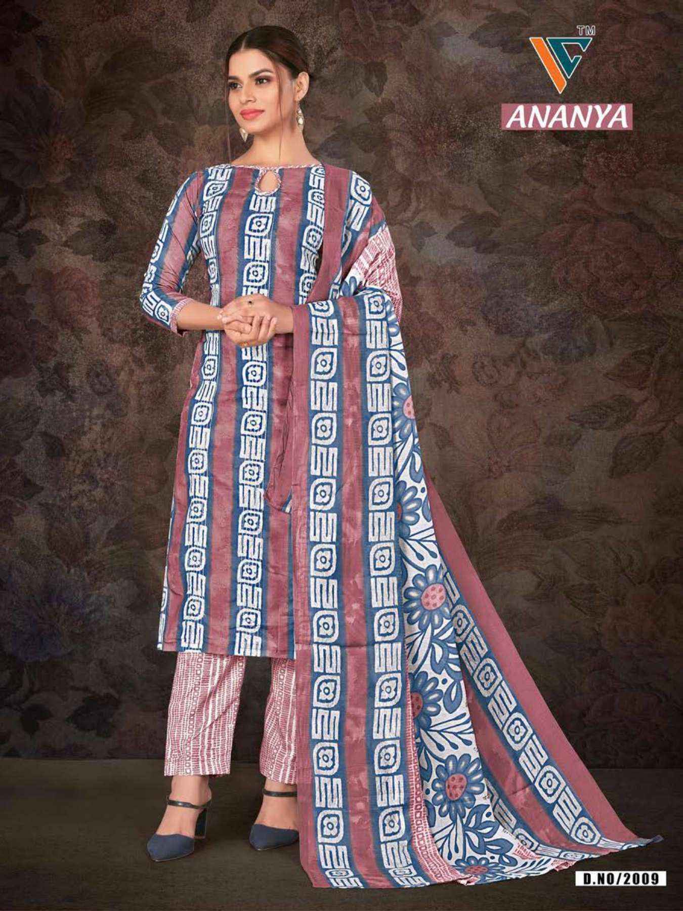 Vandana Creation Ananya Vol 2 Cotton Salwar Kameez Wholesale Price ( 12 Pcs Catalog )