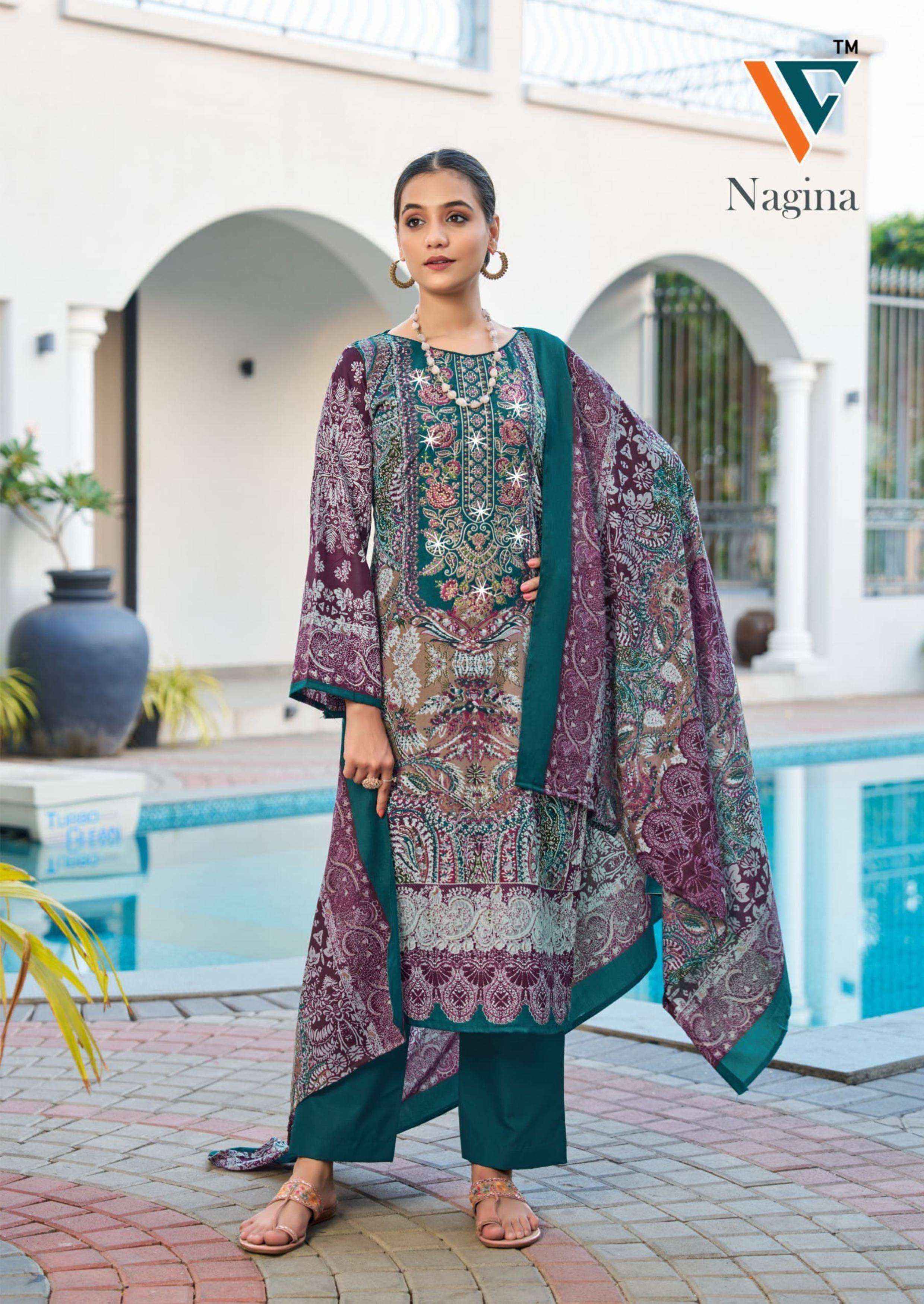 VANDANA‎‎ CREATION NAGINA‎ VOL 1 COTTON DIGITAL PRINT SALWAR SUIT