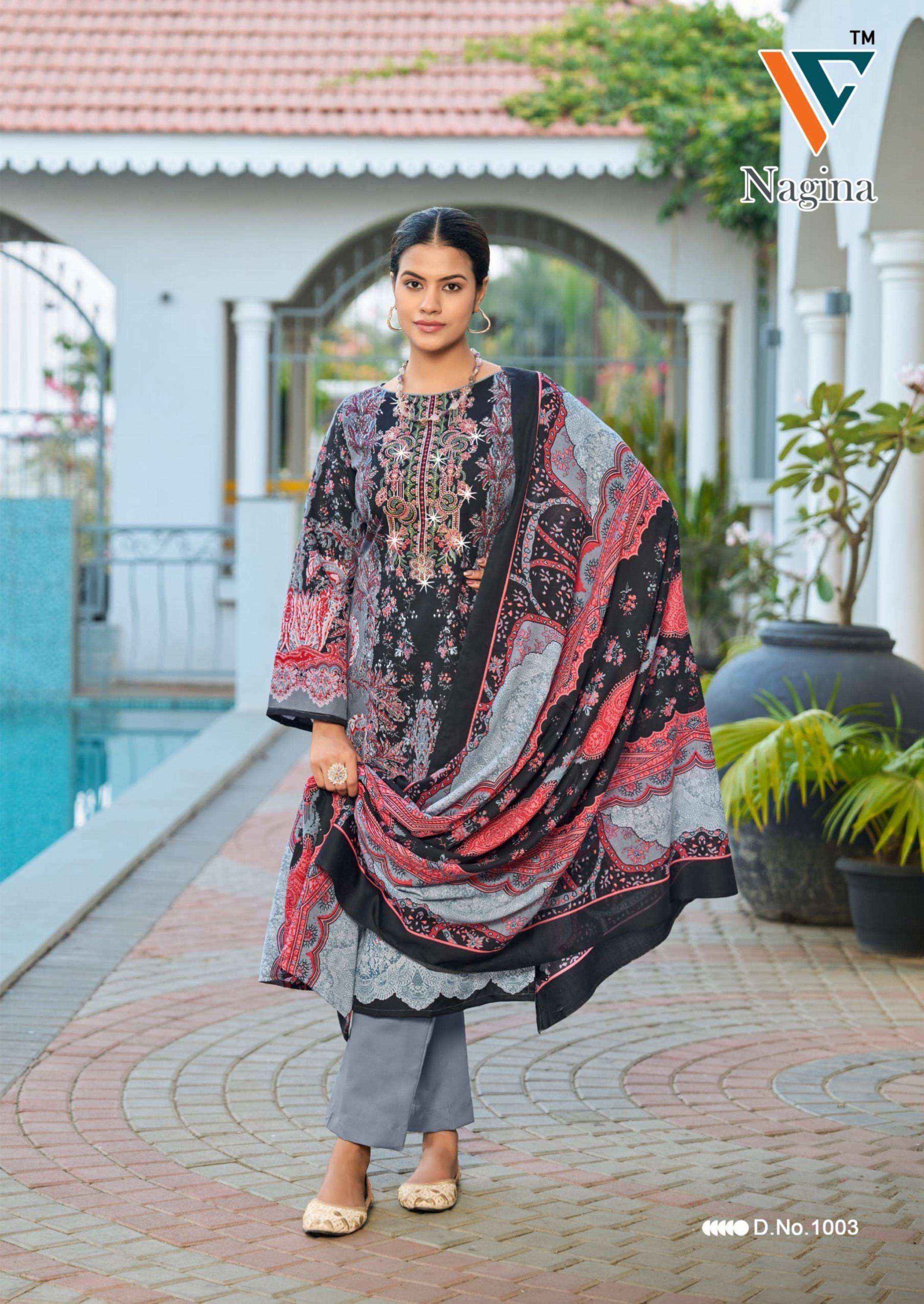 VANDANA‎‎ CREATION NAGINA‎ VOL 1 COTTON DIGITAL PRINT SALWAR SUIT