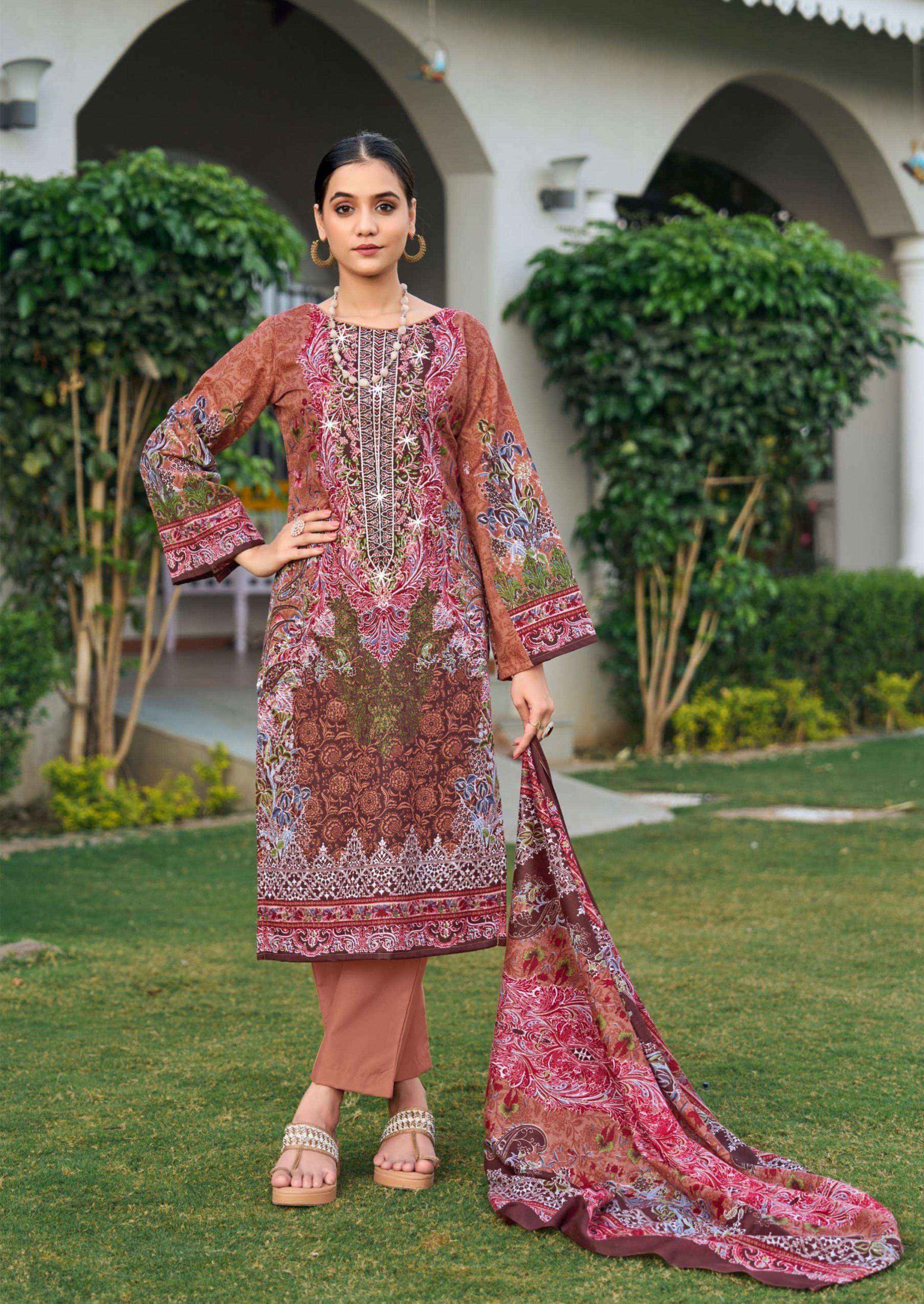 VANDANA‎‎ CREATION NAGINA‎ VOL 1 COTTON DIGITAL PRINT SALWAR SUIT