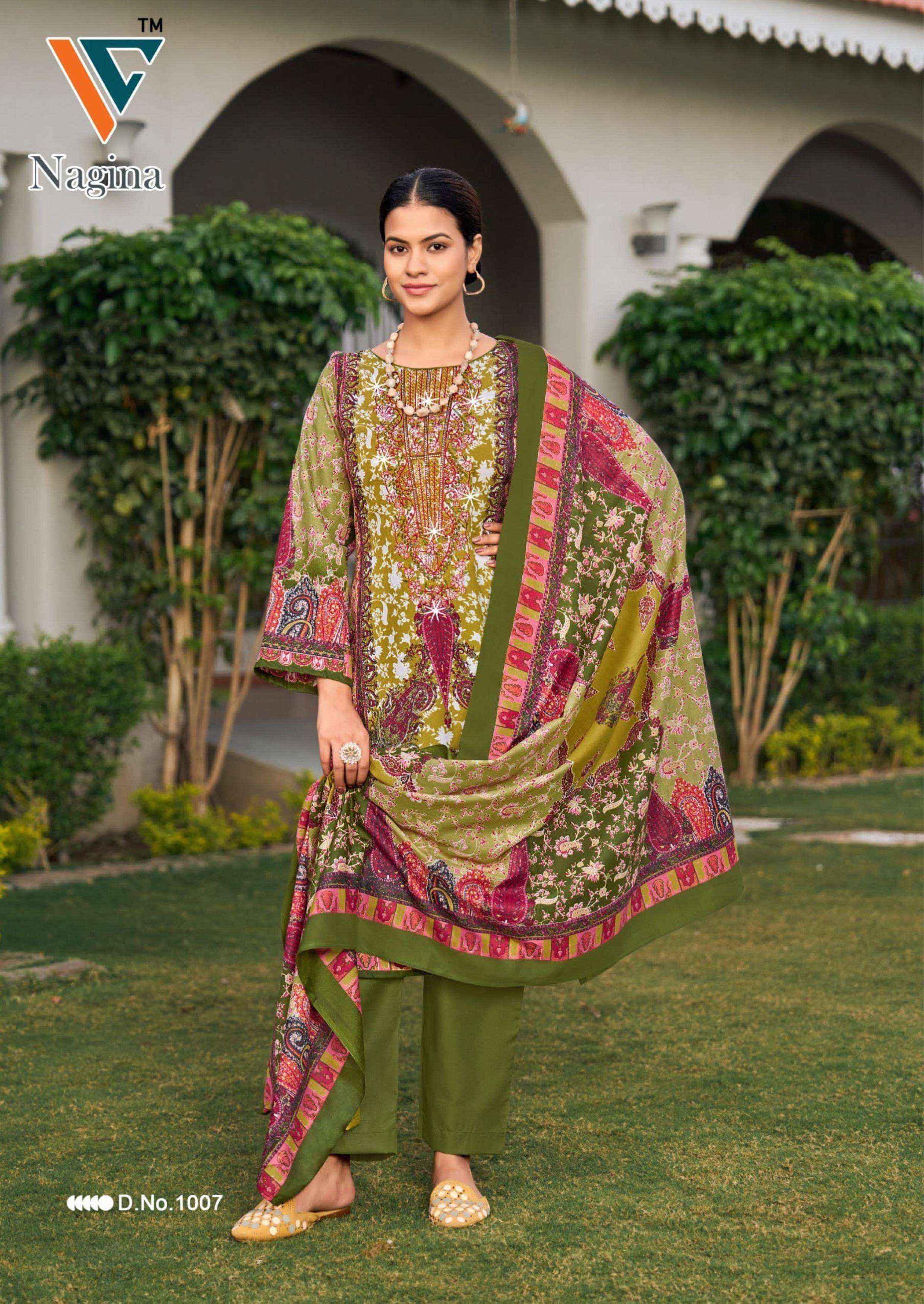 VANDANA‎‎ CREATION NAGINA‎ VOL 1 COTTON DIGITAL PRINT SALWAR SUIT