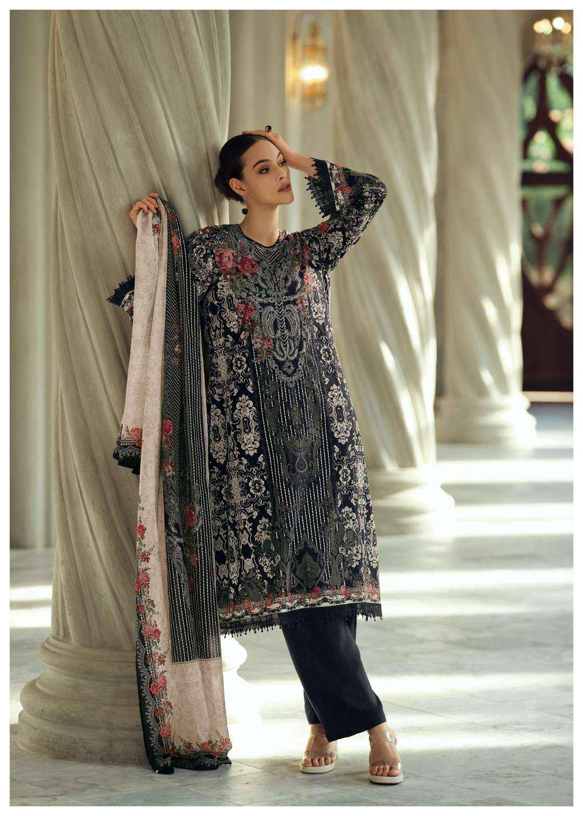 Varsha Serenity Premium Design Cotton Suit Salwar Kameez Wholesale Price ( 5 Pcs Catalog )