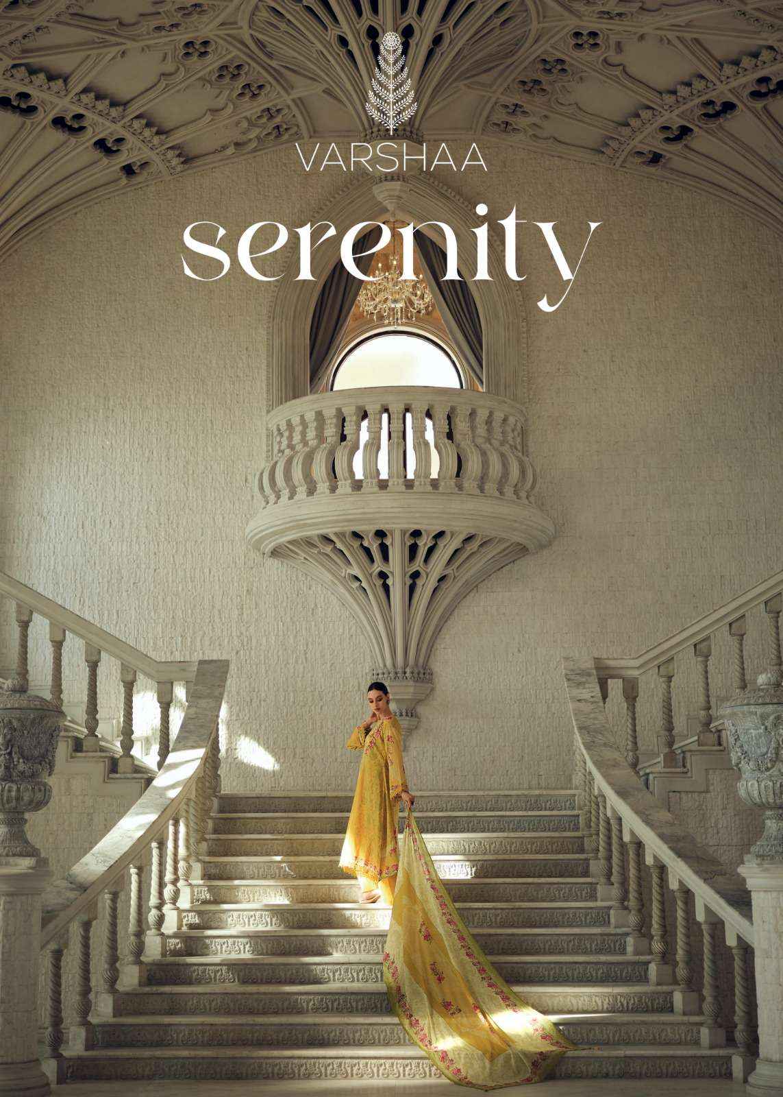 Varsha Serenity Premium Design Cotton Suit Salwar Kameez Wholesale Price ( 5 Pcs Catalog )