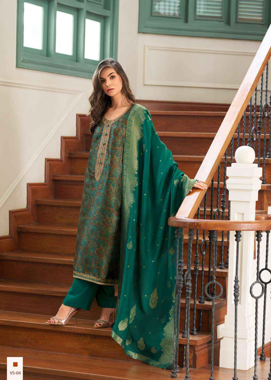 Varsha Vaishnavi Exclusive Fancy Silk Suit Latest Salwar Kameez Wolesale Price ( 4 Pcs Catalog )