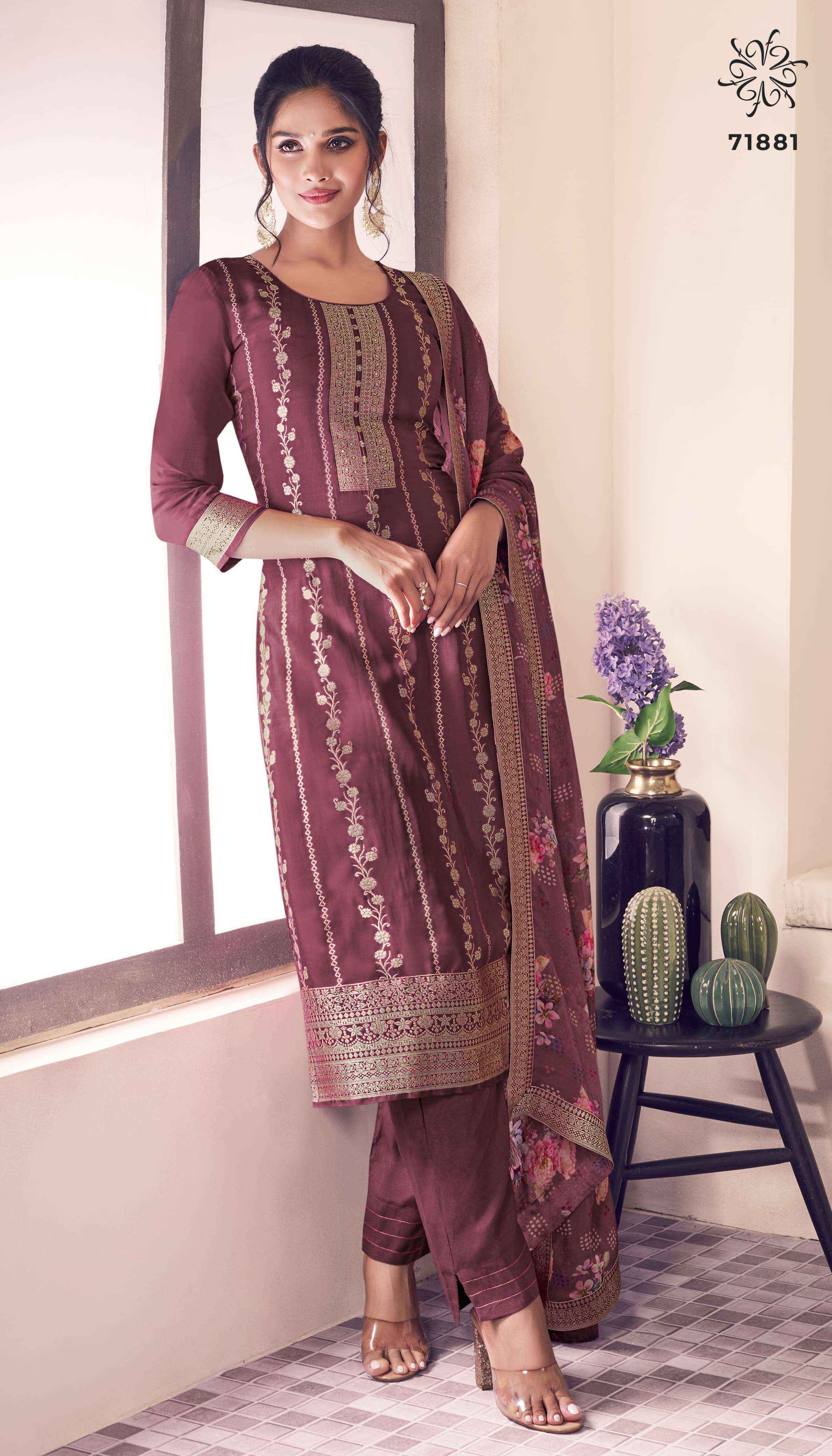 Vinay Fashion Kuleesh Noraa Suits Latest Catalog Wholesale supplier  ( 4 Pcs Catalog )