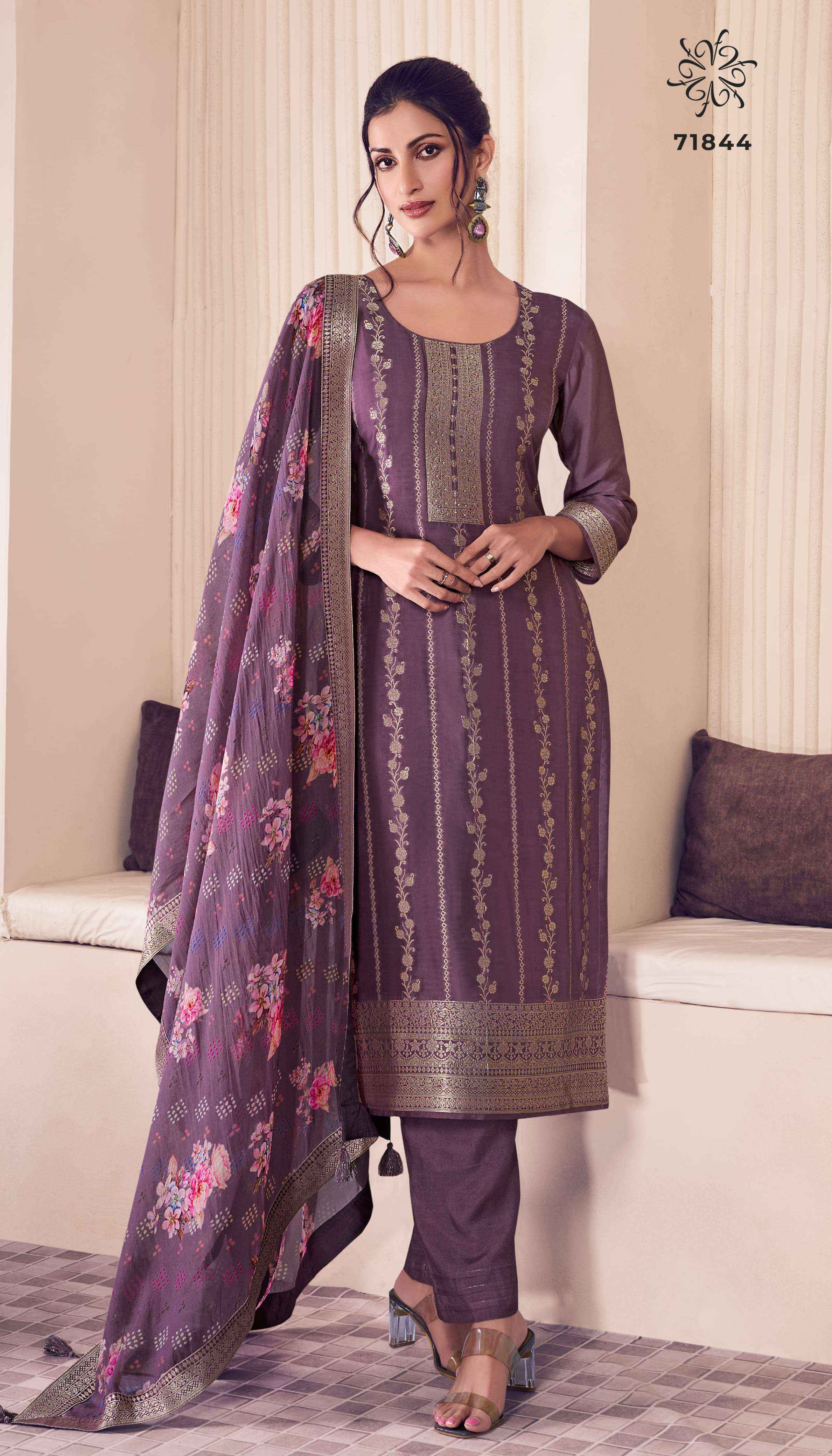 Vinay Fashion Kuleesh Noraa Suits Latest Catalog Wholesale supplier  ( 4 Pcs Catalog )