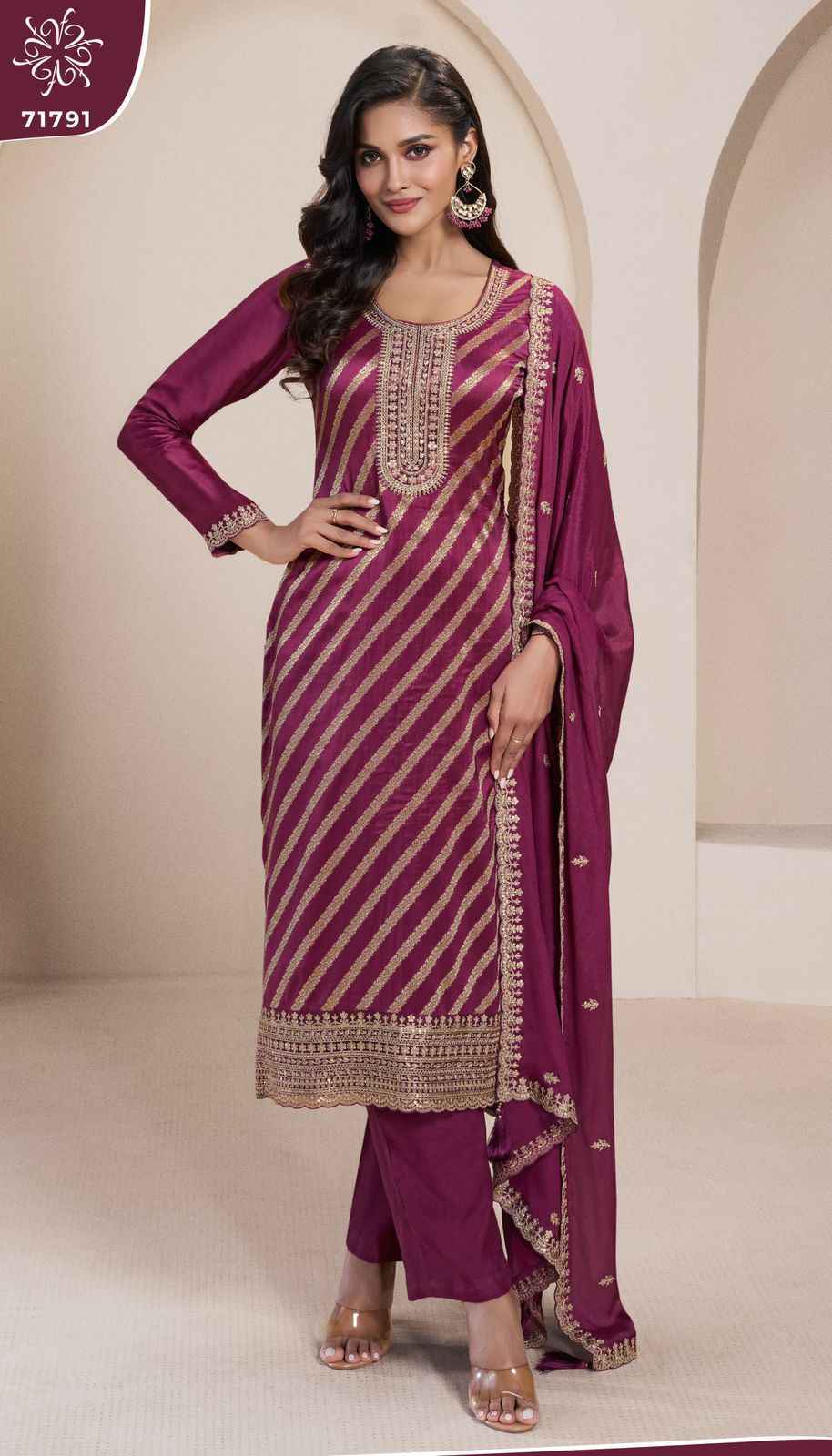 Vinay Fashion Kuleesh Silky Vol 6 Silk Jacquard Salwar Kameez Wholesale Price ( 4 Pcs Catalog )