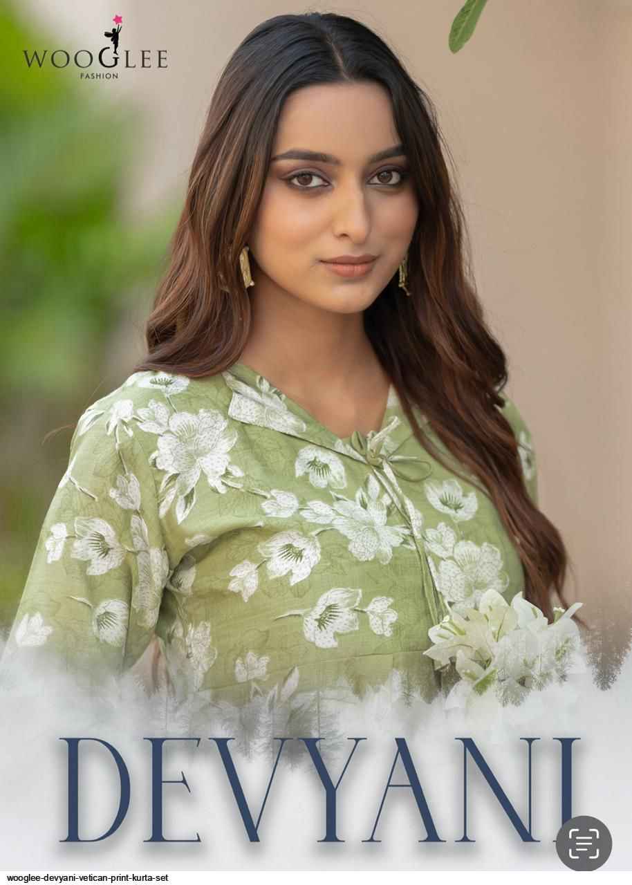 WOOGLEE DEVYANI VETICAN Co-ord Sets ( 4 PCS CATALOG )