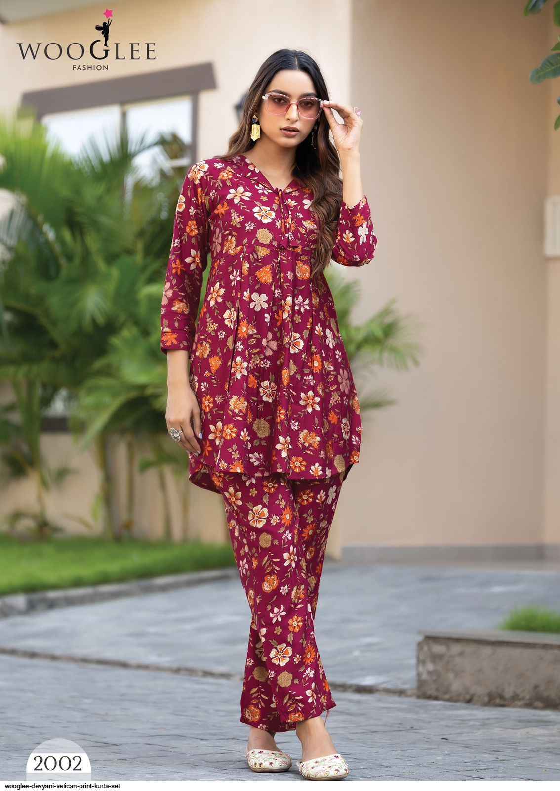 WOOGLEE DEVYANI VETICAN Co-ord Sets ( 4 PCS CATALOG )