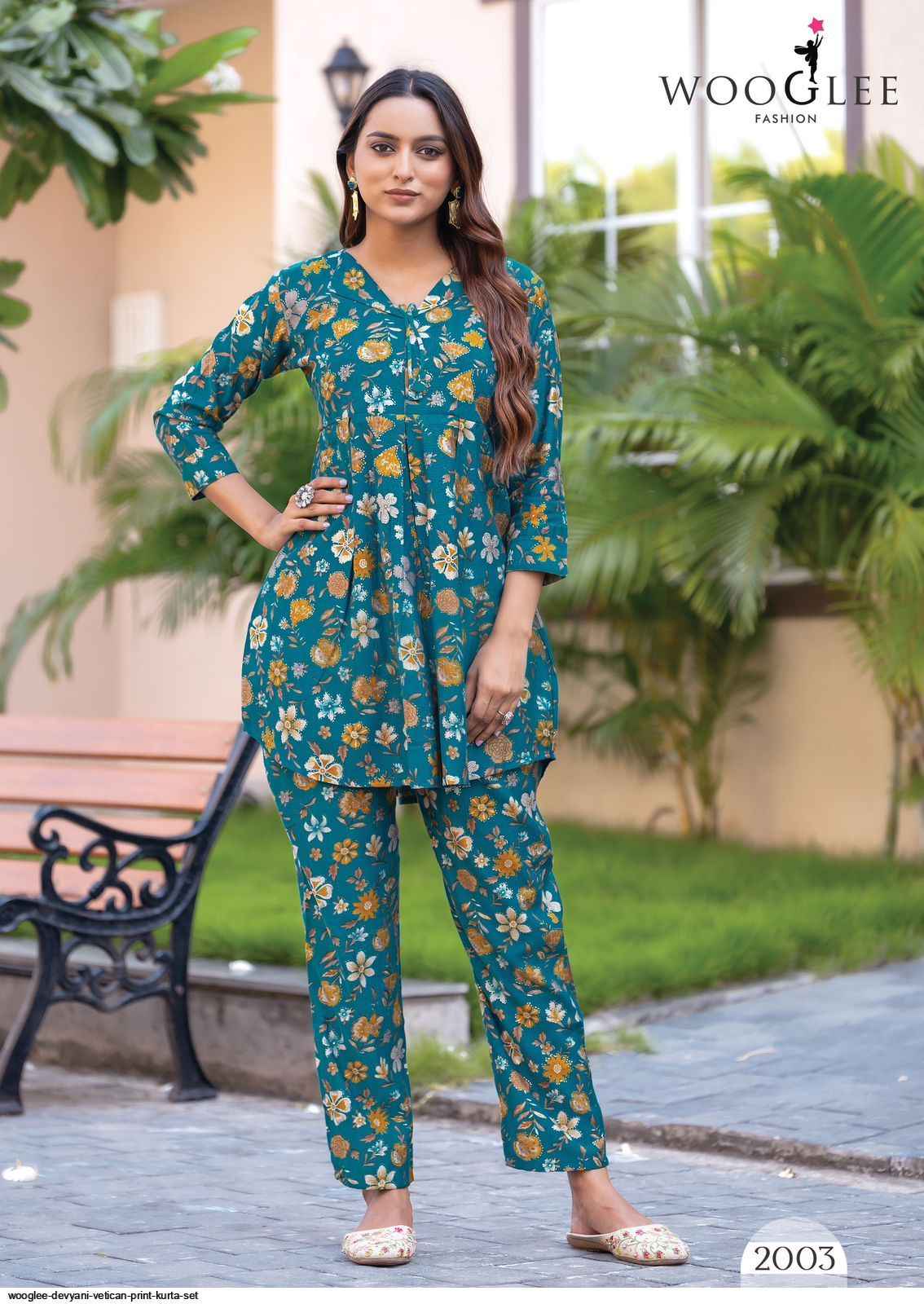 WOOGLEE DEVYANI VETICAN Co-ord Sets ( 4 PCS CATALOG )
