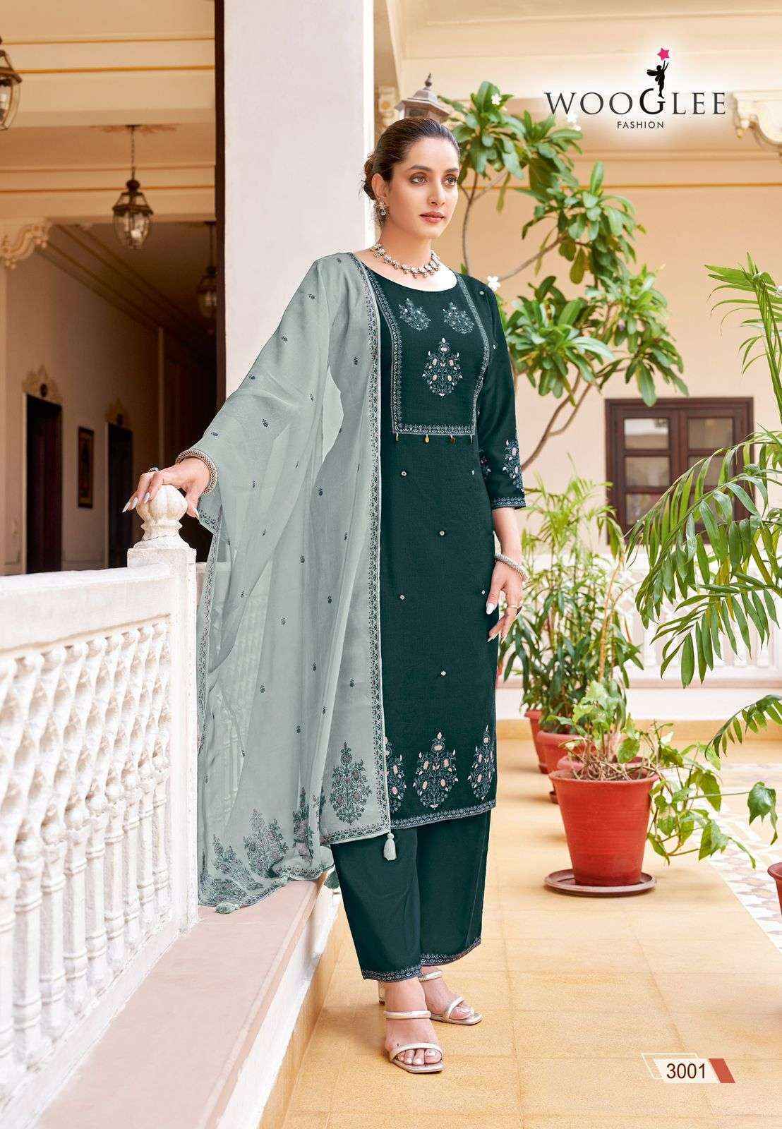 Wooglee Swaraj Viscouse Readymade Kurti Wholesale Price ( 6 Pcs Catalog )