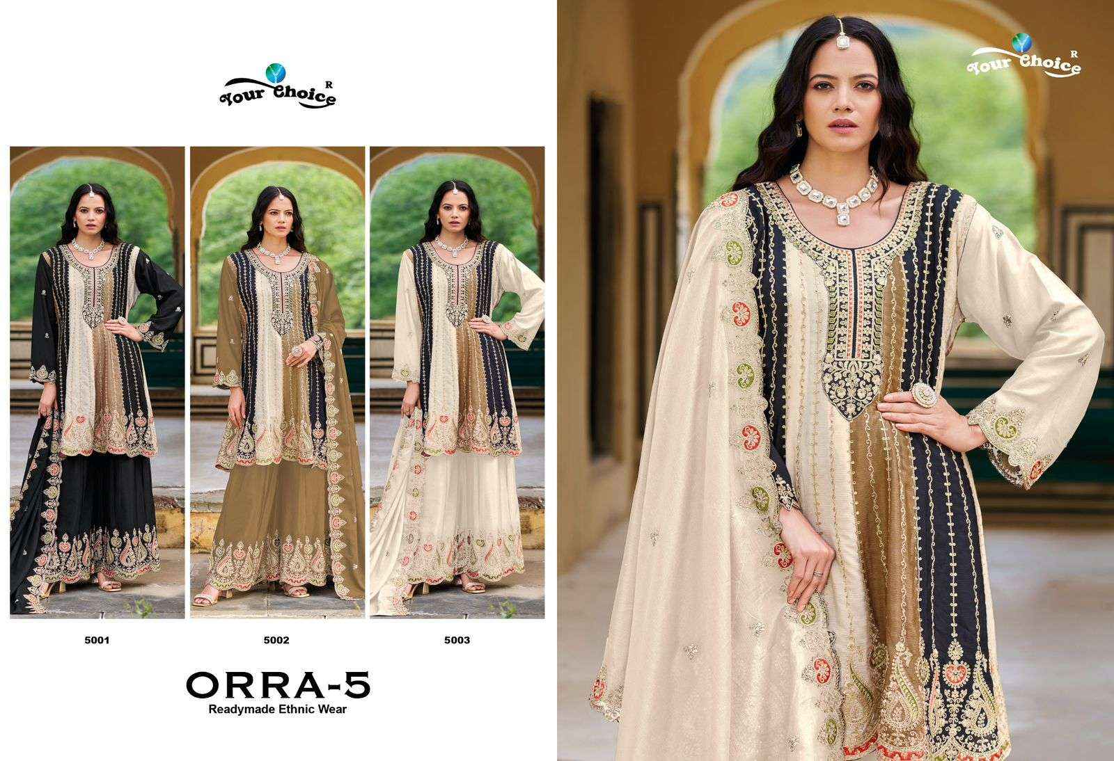 Your Choice Orra Vol 5 Readymade Designer Ladies Pakistani Suit Wholesale Price ( 3 Pcs Catalog )