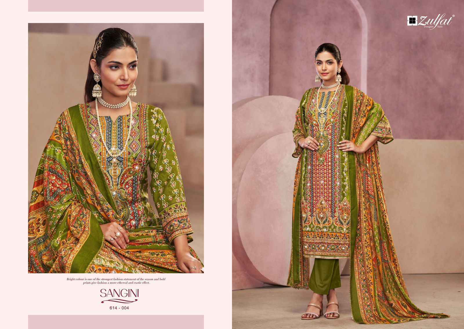 Zulfat Sangini Vol 4 Jam Cotton Salwar Kameez Wholesale Price ( 6 Pcs Catalog )