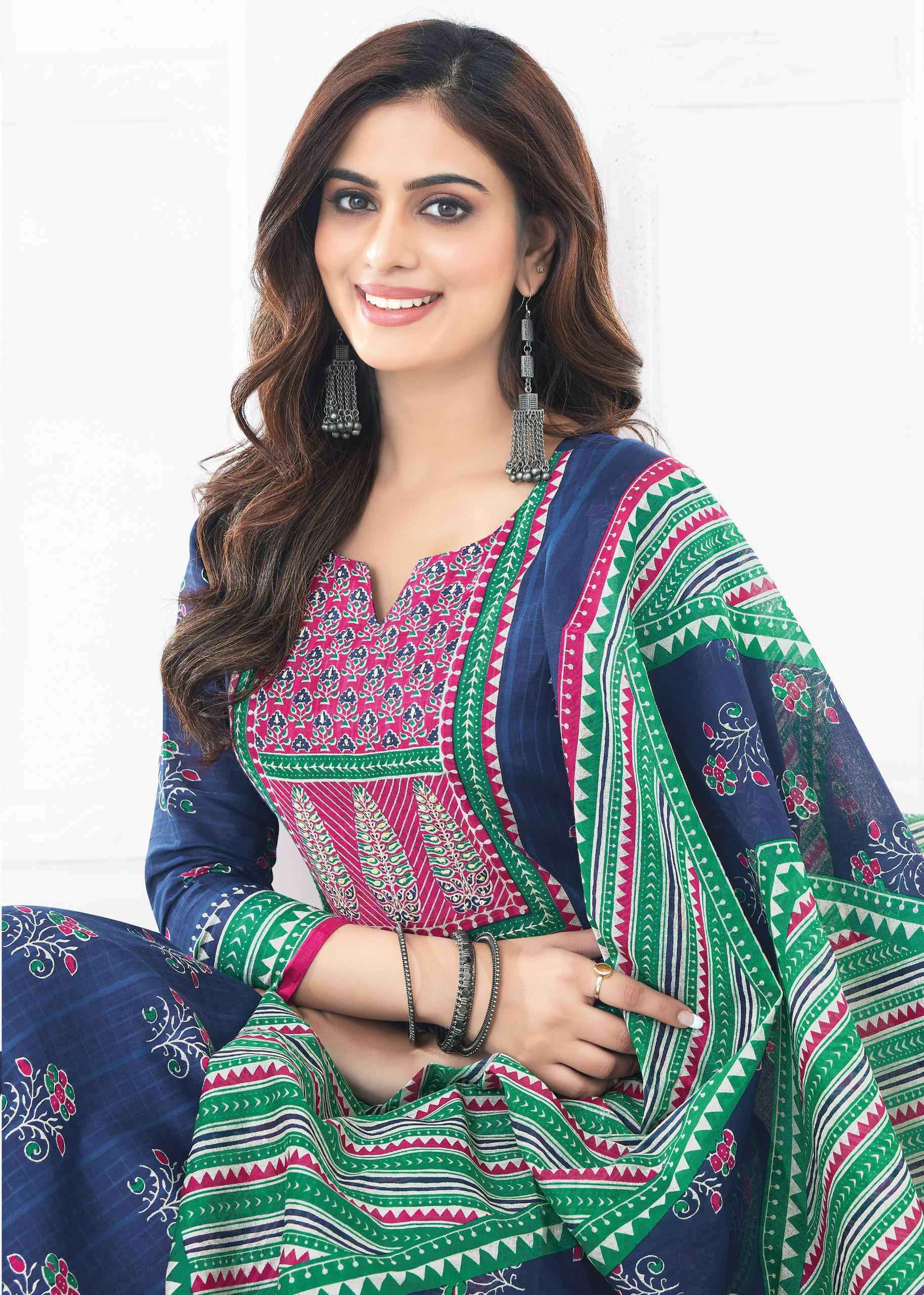 Aarvi Fashion Gamthi Vol 8 Pure Cotton Readymade Suits ( 8 Pcs Catalog )