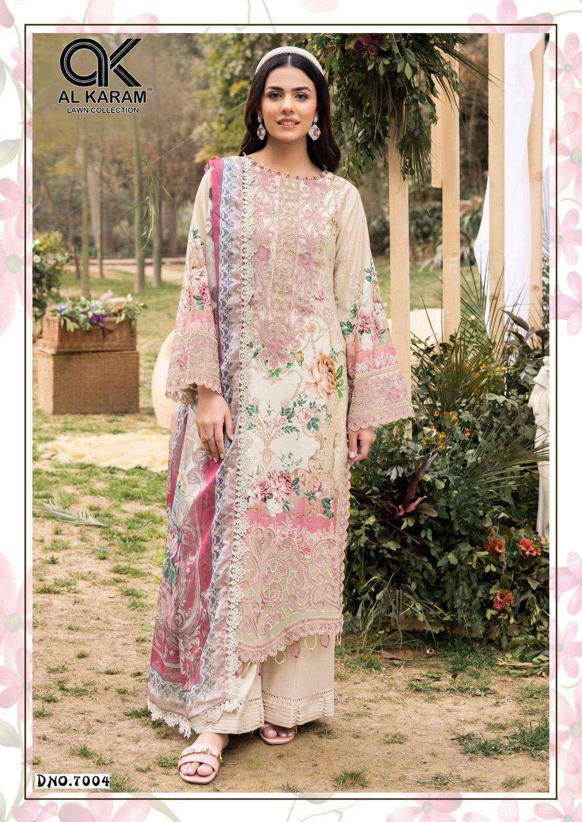 AL Karam Queens Court Vol 7 Cotton Salwar Kameez Wholesale Price ( 6 Pcs Catalog )