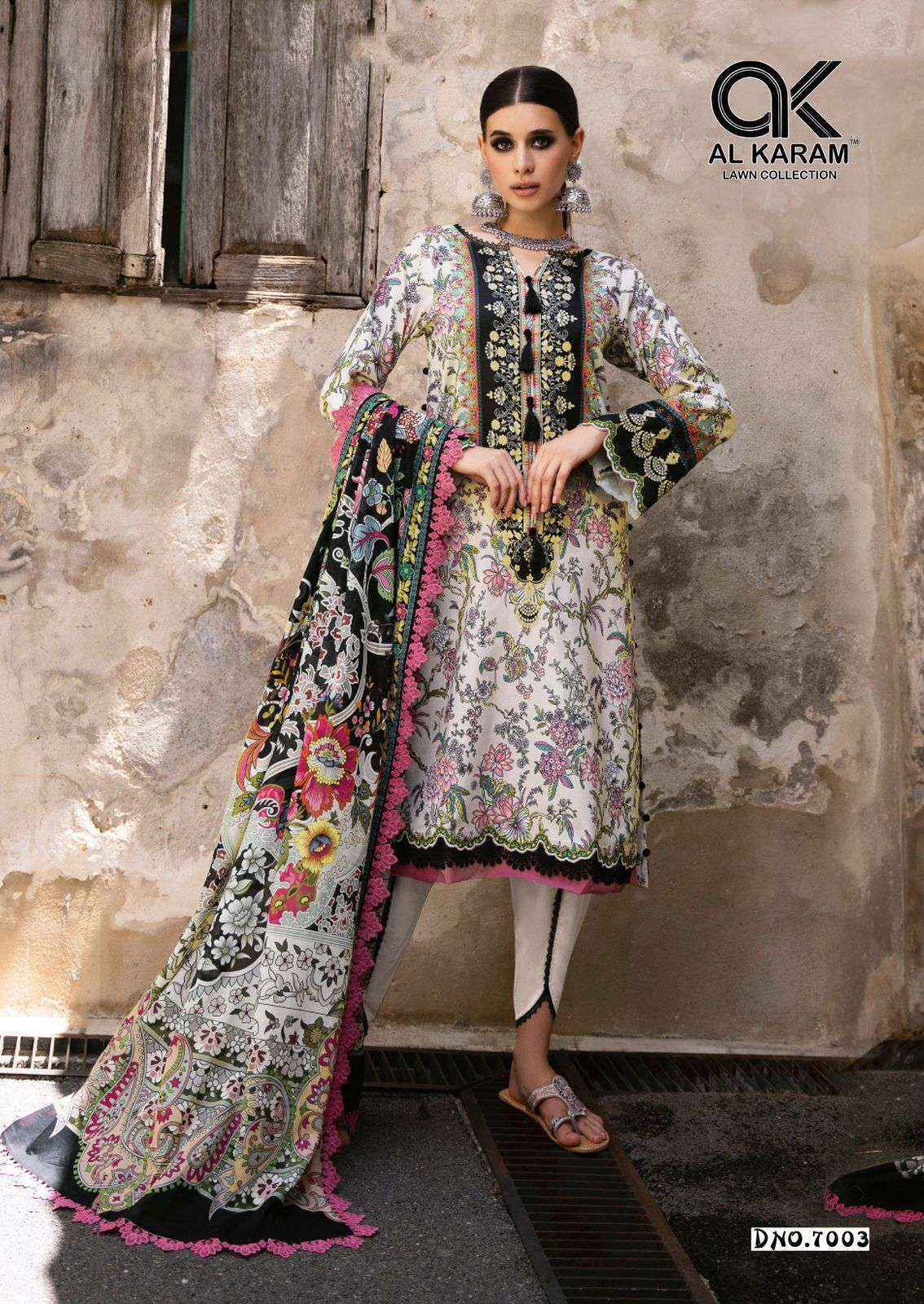 AL Karam Queens Court Vol 7 Cotton Salwar Kameez Wholesale Price ( 6 Pcs Catalog )