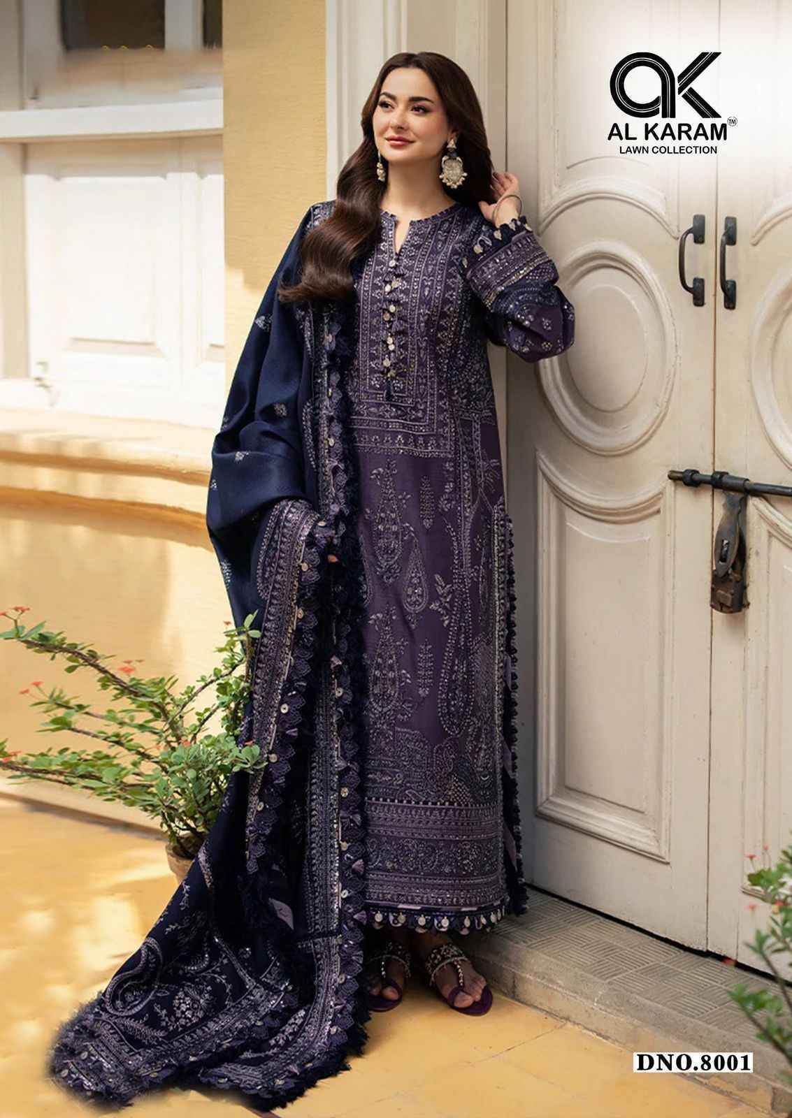 AL Karam Queens Court Vol 8 Pakistani Salwar Suits Wholesale Price ( 6 pcs Catalogue )