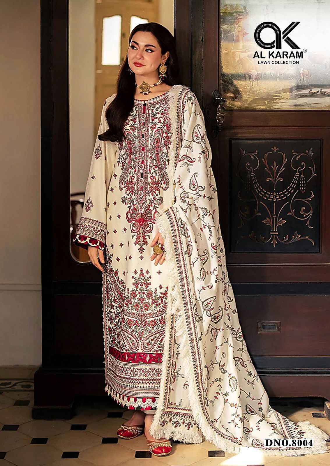 AL Karam Queens Court Vol 8 Pakistani Salwar Suits Wholesale Price ( 6 pcs Catalogue )