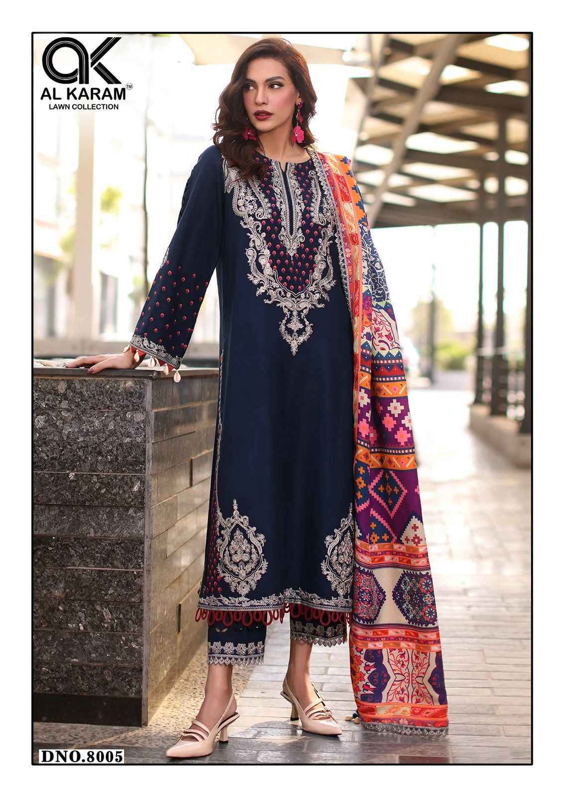 AL Karam Queens Court Vol 8 Pakistani Salwar Suits Wholesale Price ( 6 pcs Catalogue )