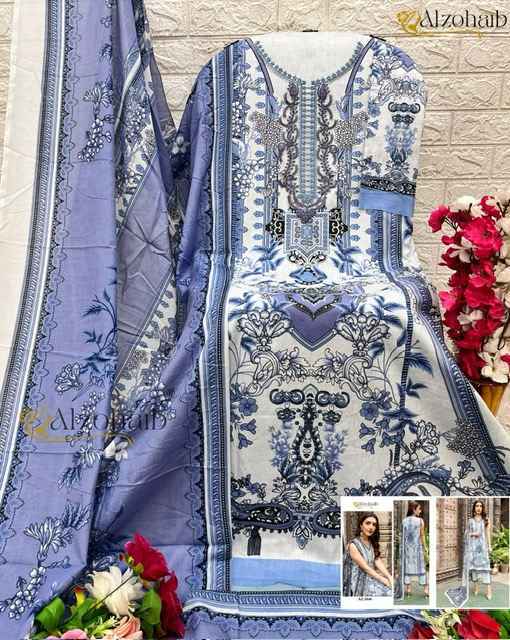 Al zohaib Queen Court Vol 2 Cotton Dress Material - Surat Wholesale Market ( 5 Pcs Catalog )