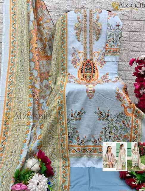 Al zohaib Queen Court Vol 2 Cotton Dress Material - Surat Wholesale Market ( 5 Pcs Catalog )