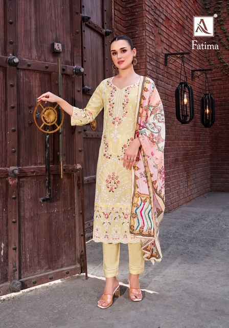 Alok Fatima Cotton Salwar Kameez Wholesale Price ( 6 Pcs Catalog )